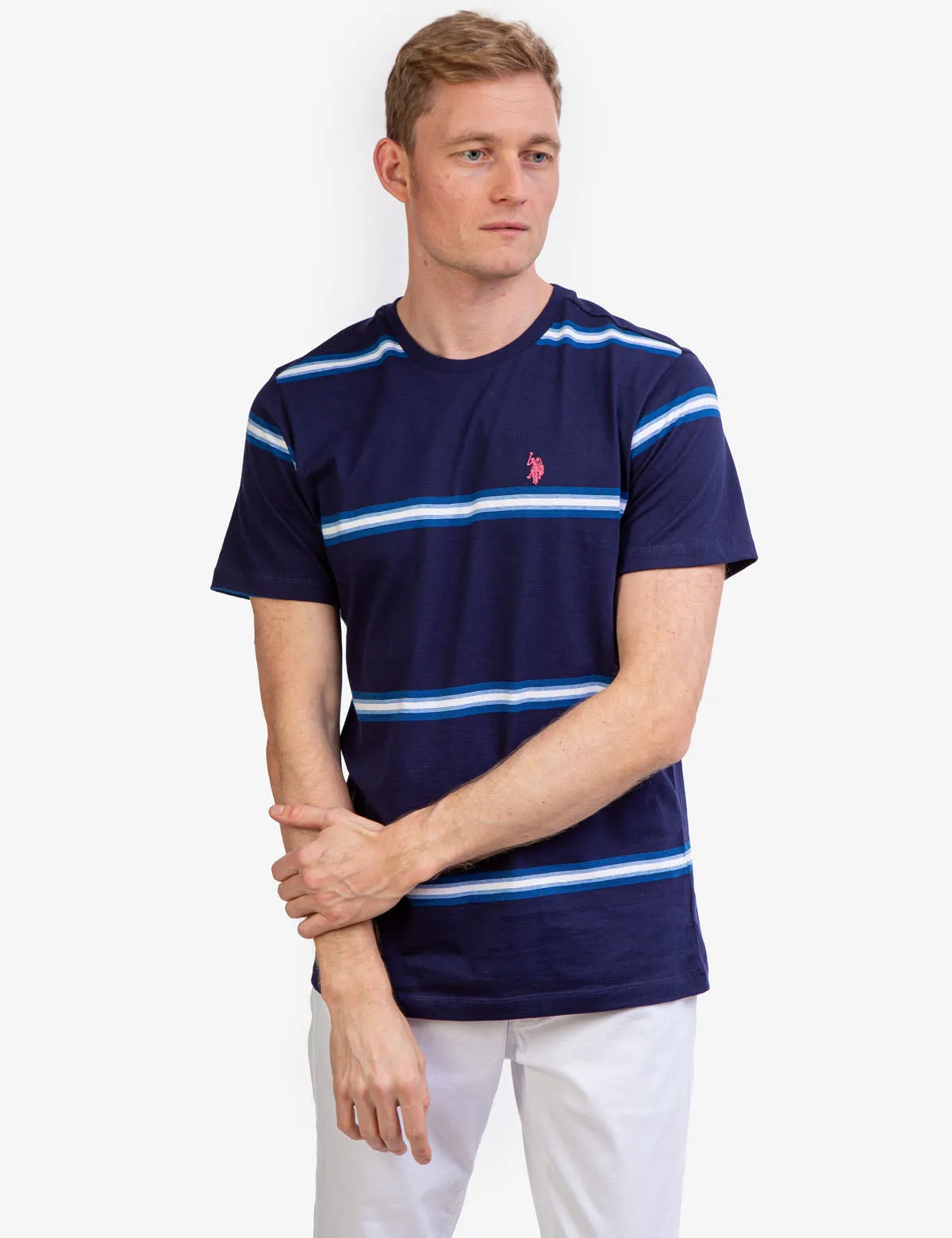 OMBRE STRIPE JERSEY T-SHIRT