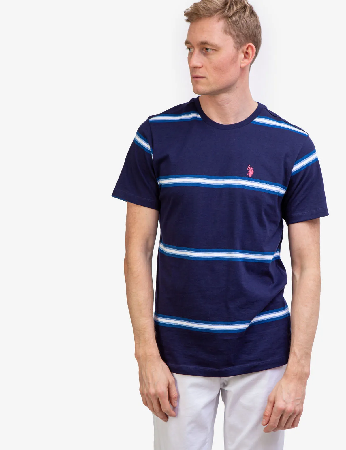 OMBRE STRIPE JERSEY T-SHIRT