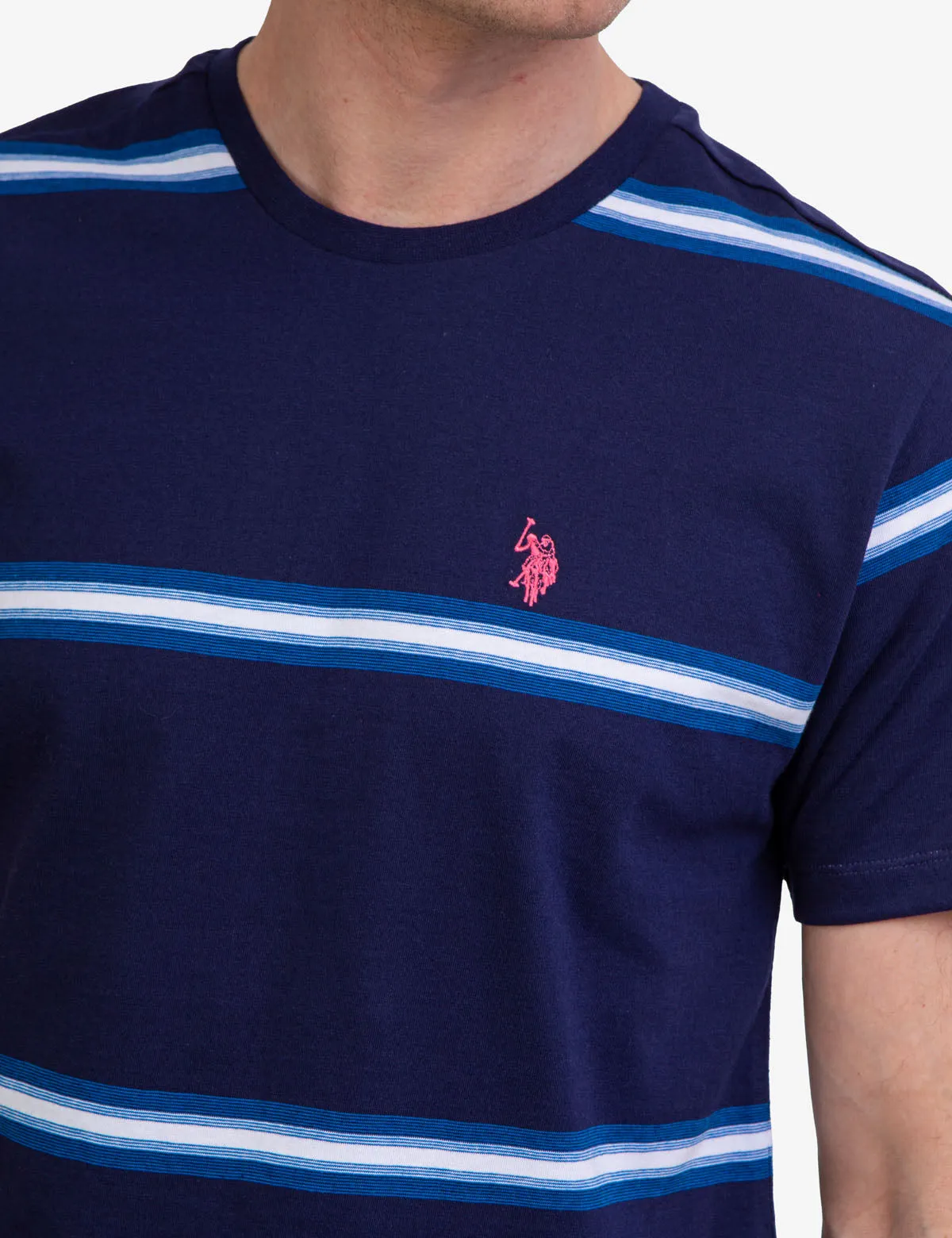 OMBRE STRIPE JERSEY T-SHIRT