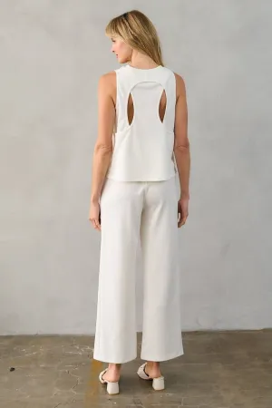 Open Back Tank Top