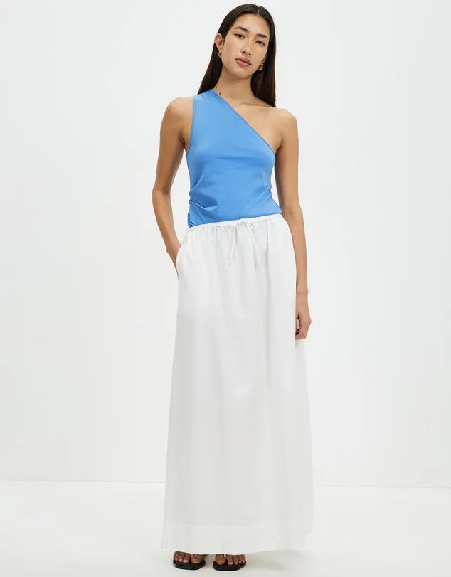 Orchid Jersey One Shoulder Top