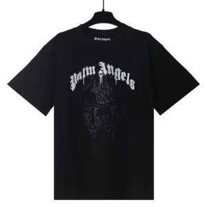 Palm Angels Statement Pencil Cotton T-Shirt