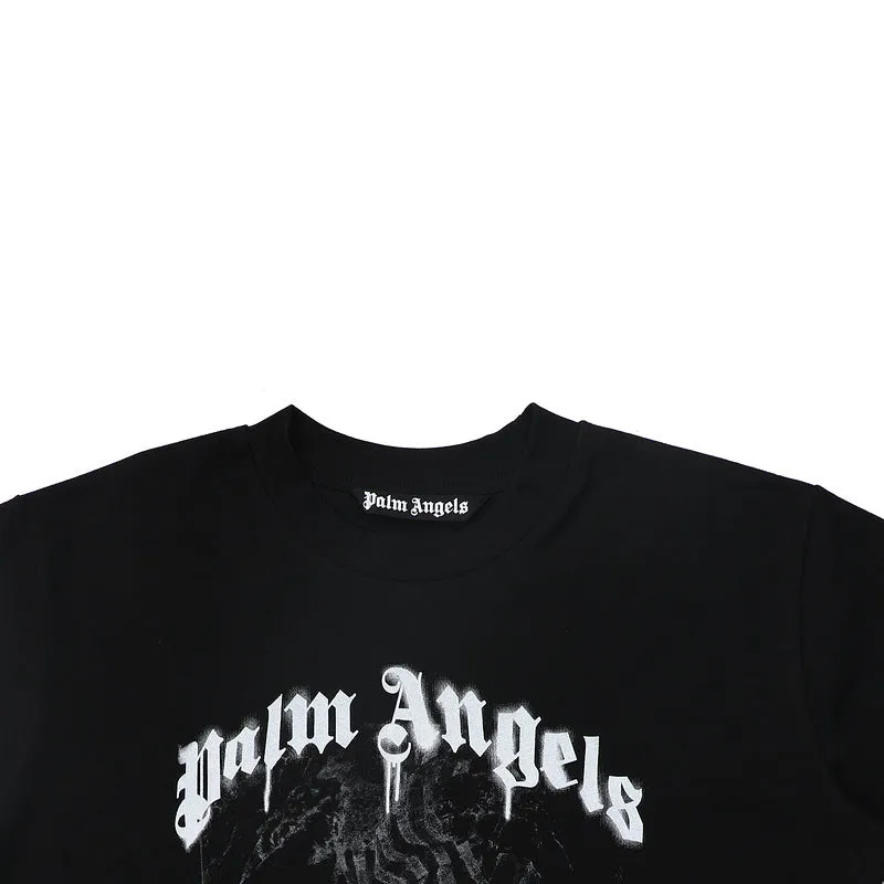 Palm Angels Statement Pencil Cotton T-Shirt