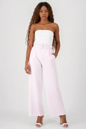 Pantalon Liso Cinturon