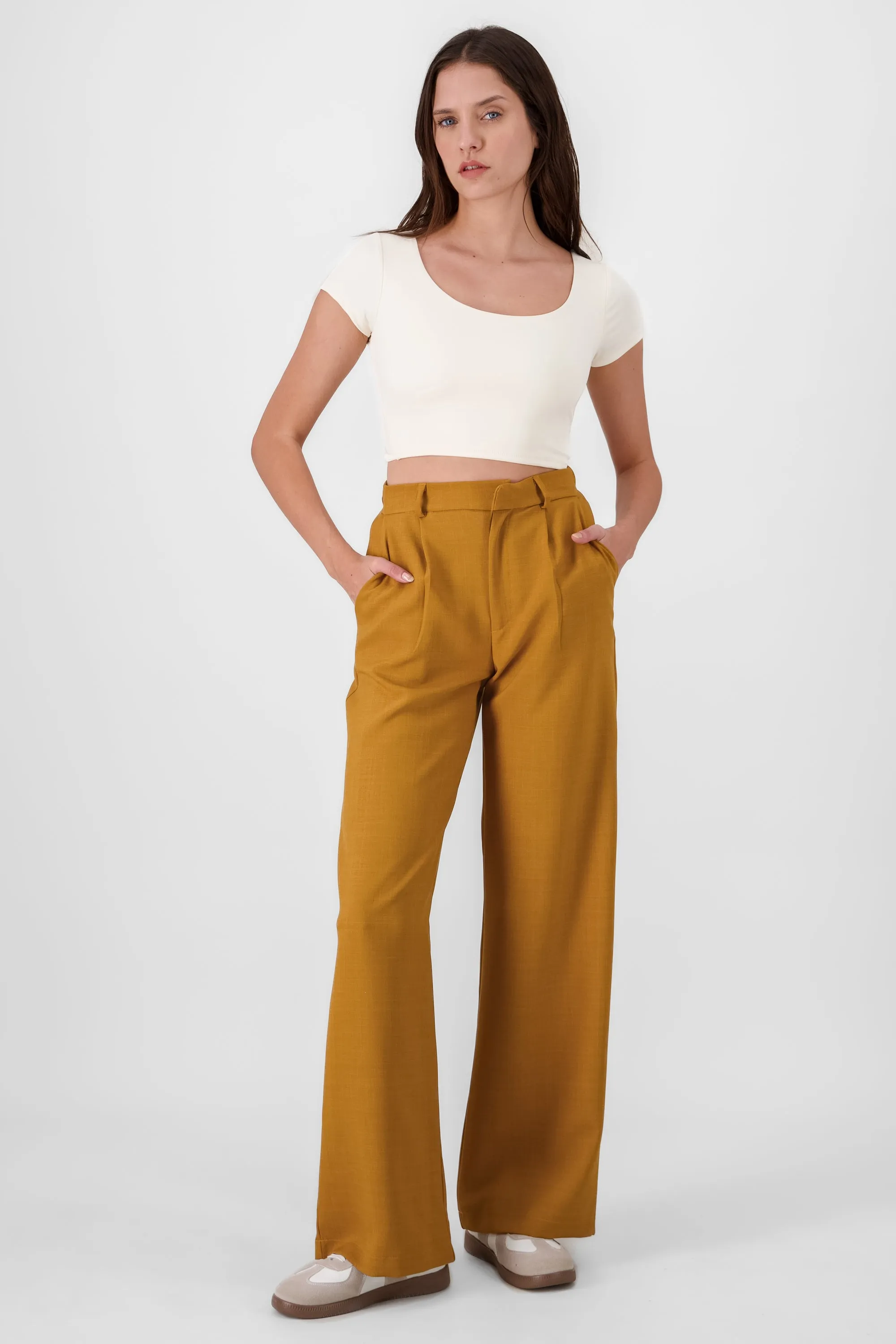 Pantalon pinzas amplio