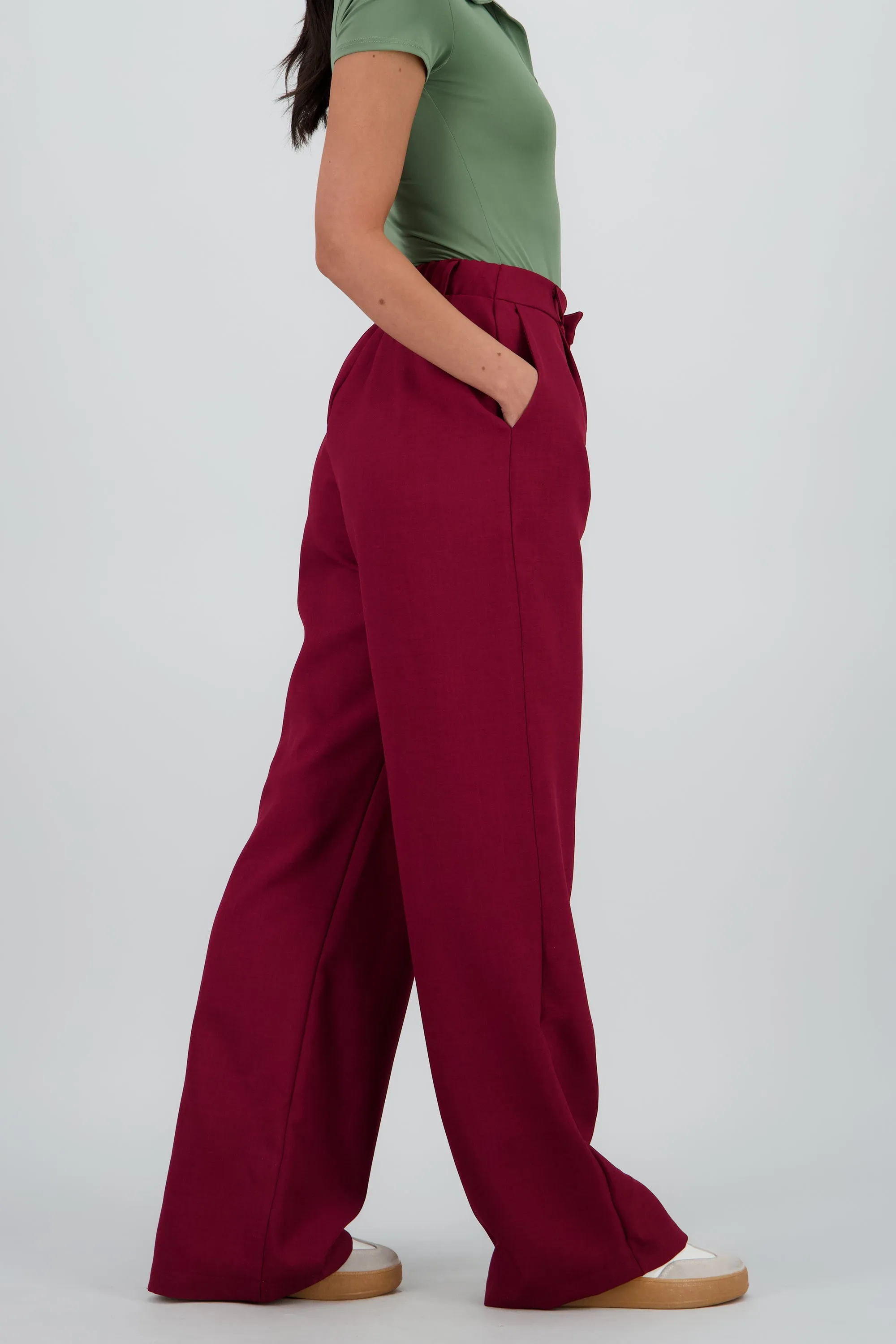 Pantalon pinzas amplio