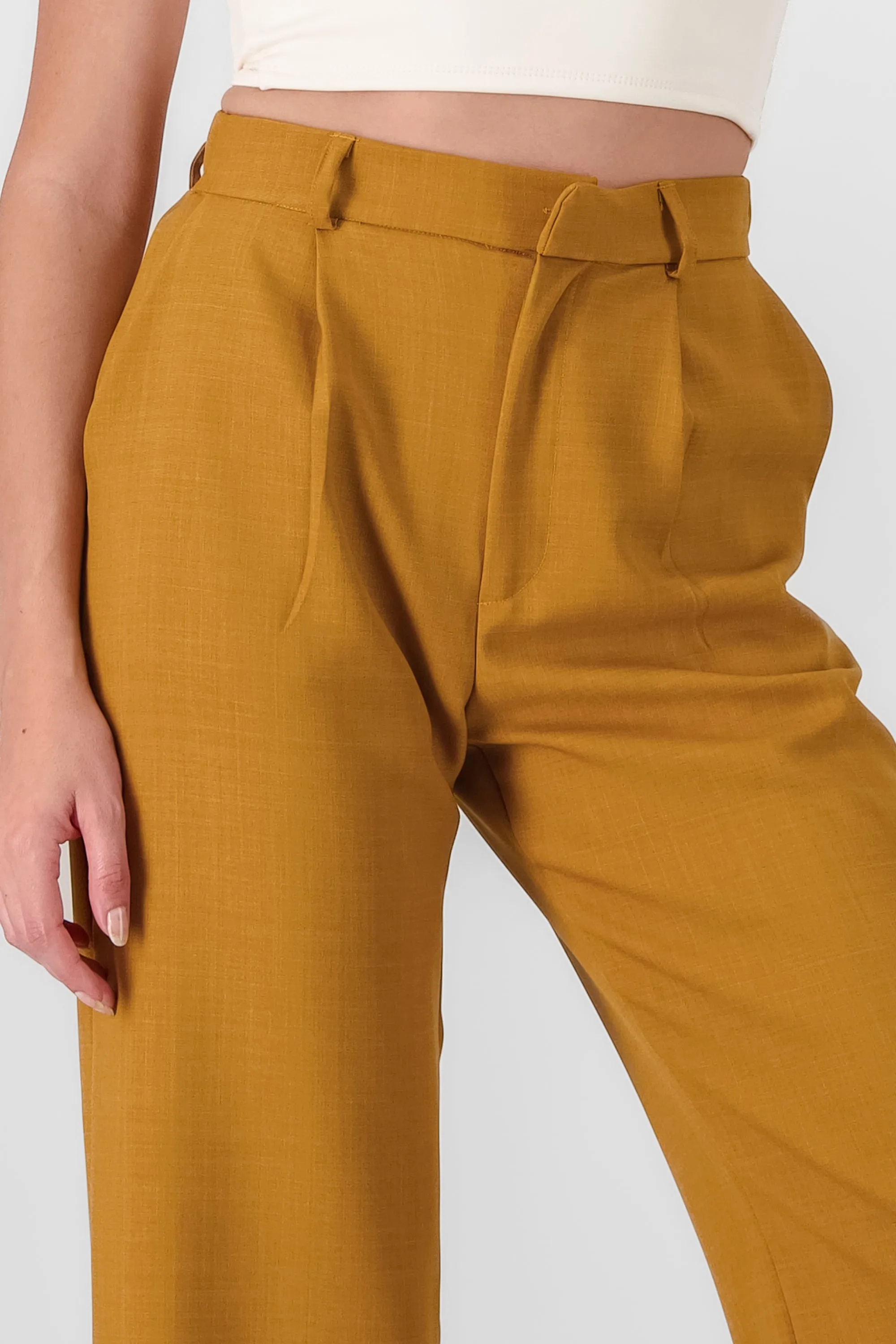 Pantalon pinzas amplio