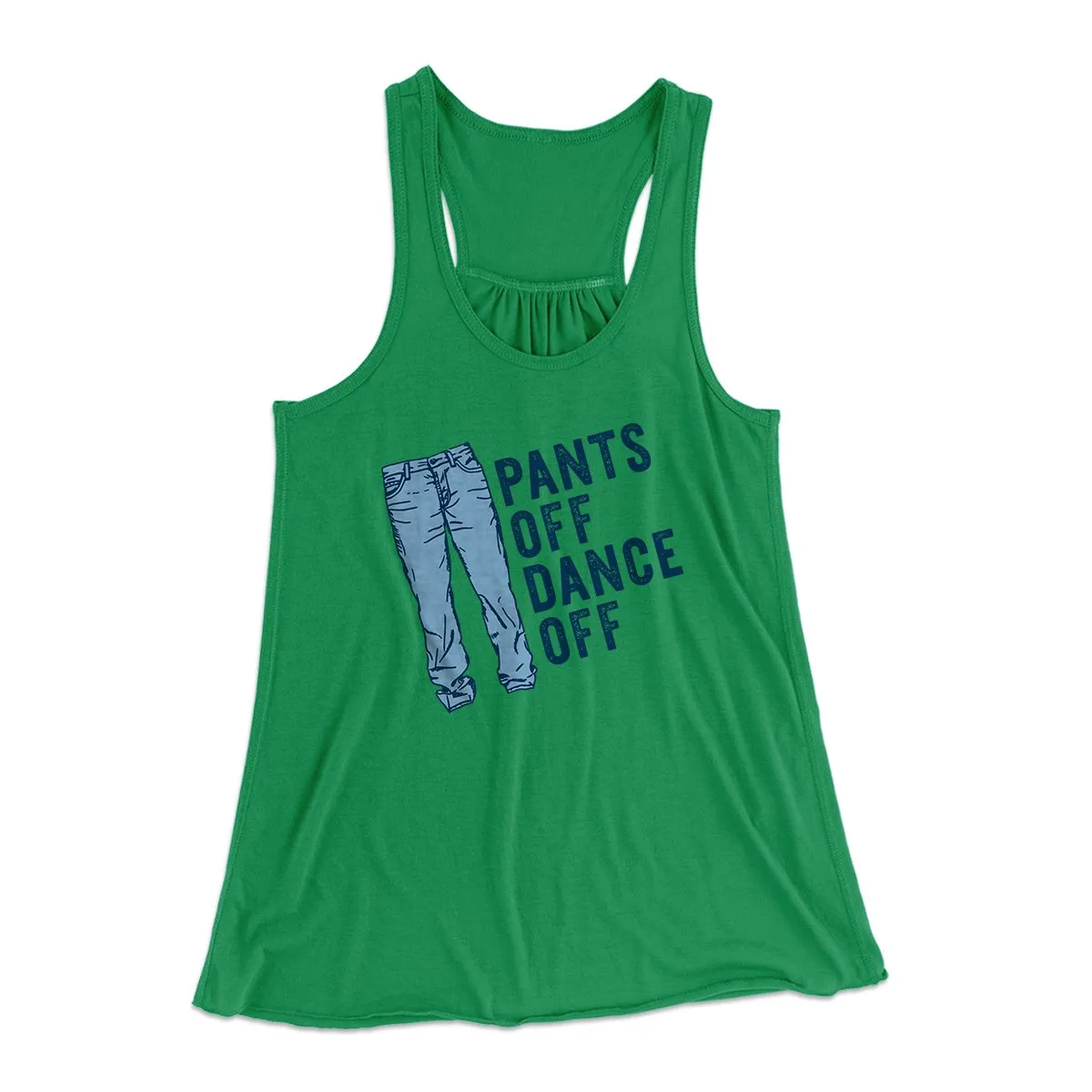 Pants Off Dance Off Funny Women's Flowey Tank Top