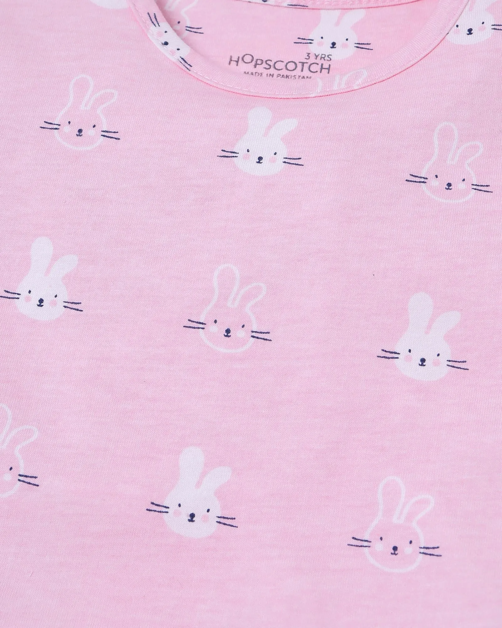 Pink Bunny T-Shirts Set