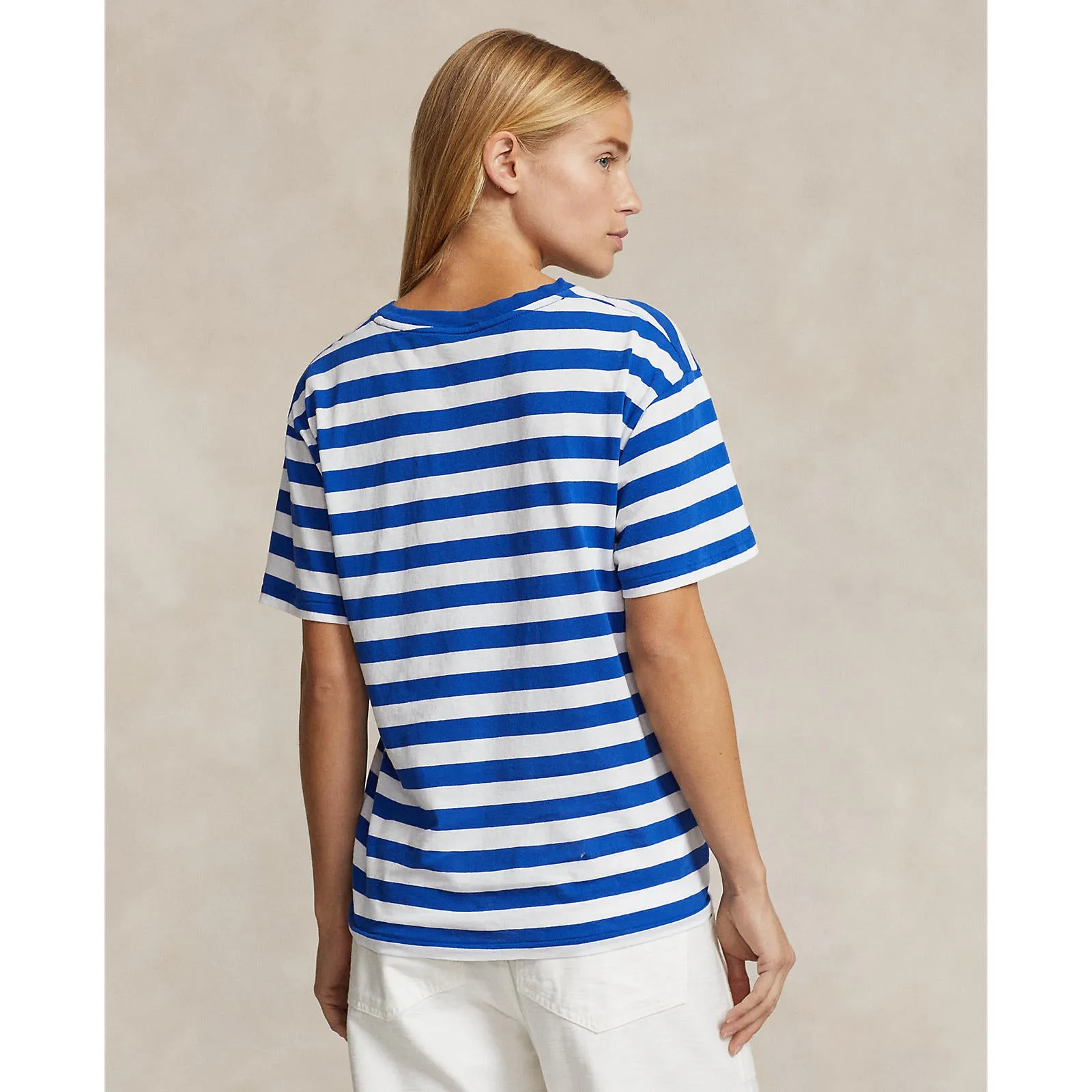 Polo Ralph Lauren - Striped T-Shirt - Sapphire Star/White