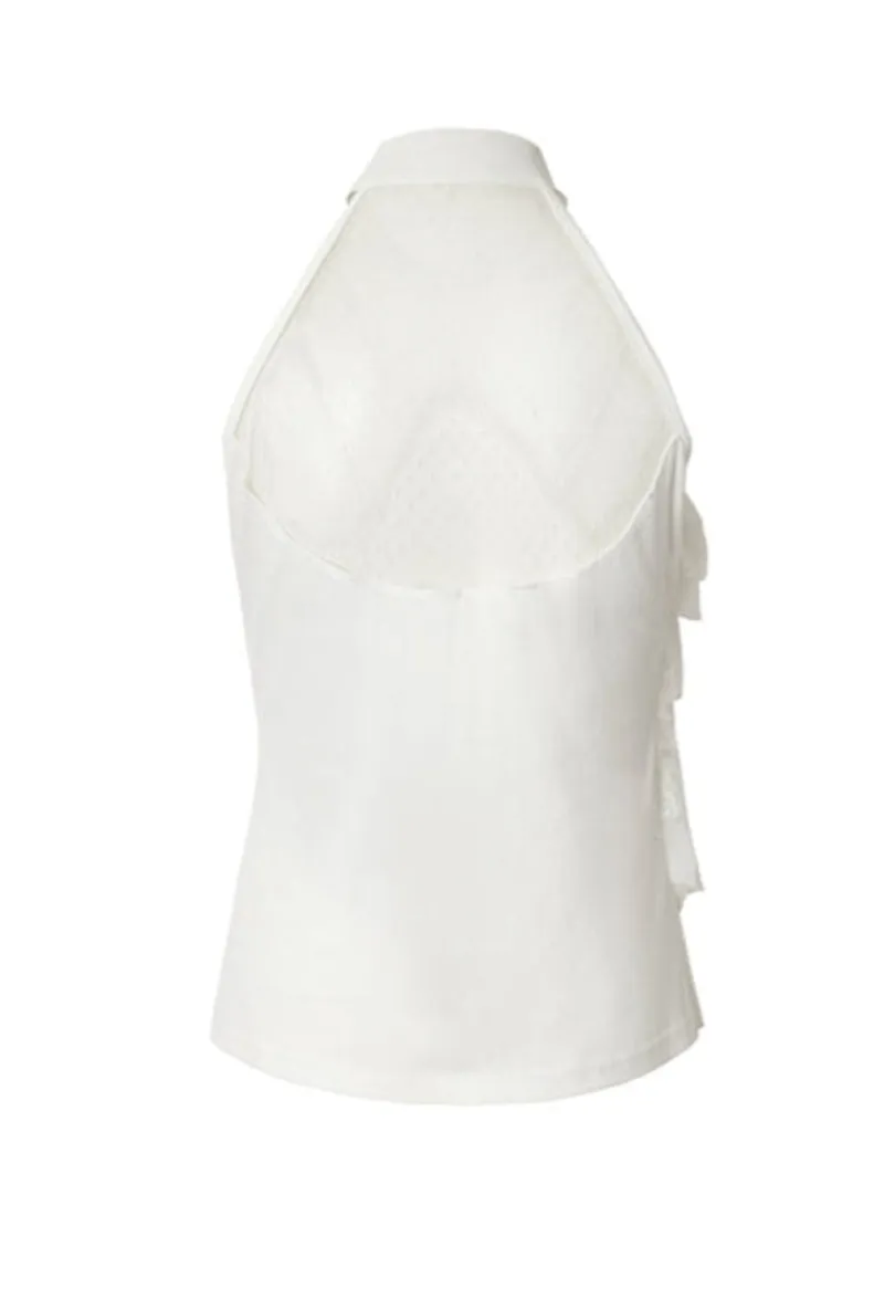 [Pre-sale] Elegant Cascading Lace Halter Top