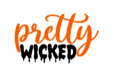Pretty Wicked Halloween, Black Unisex Short Sleeve T-shirt