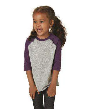 Rabbit Skins Toddler Raglan Baseball T-Shirt - 3330