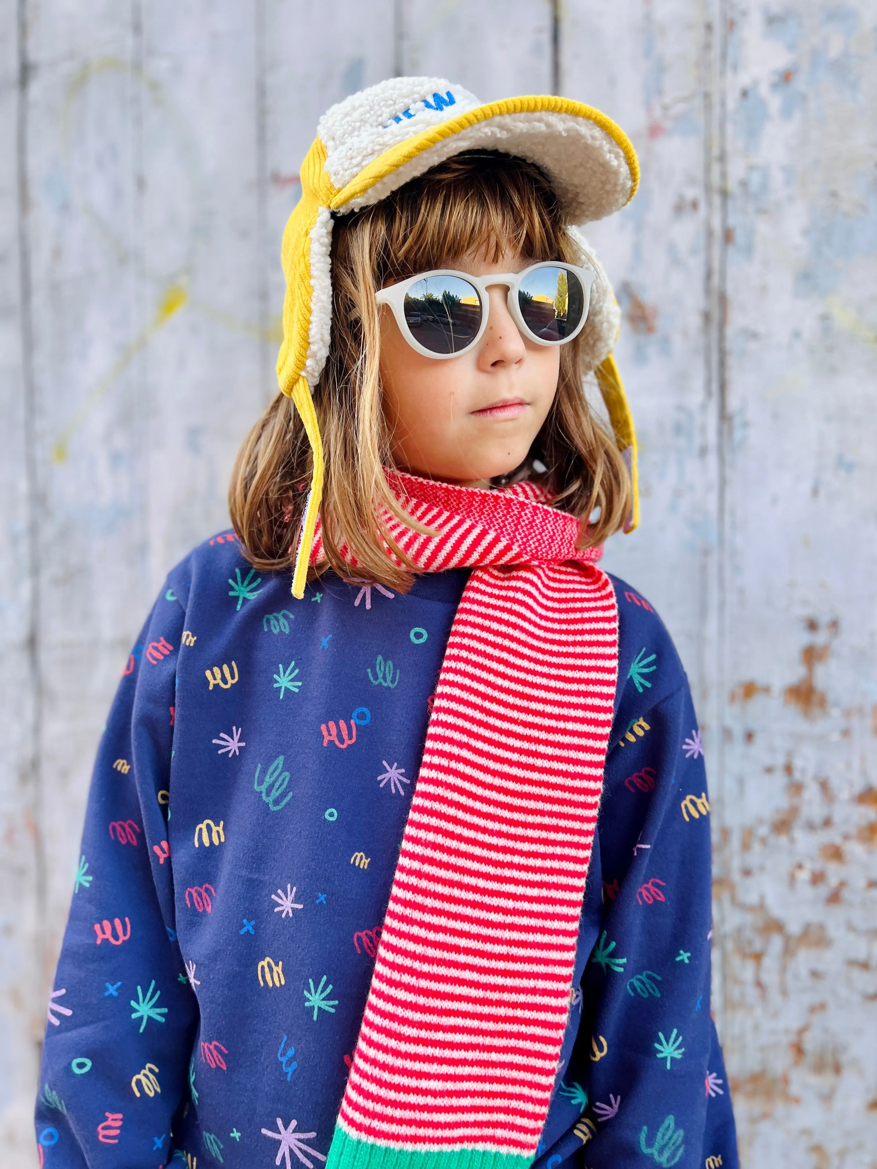 Recycled Cotton Confetti Kid Sweatshirt