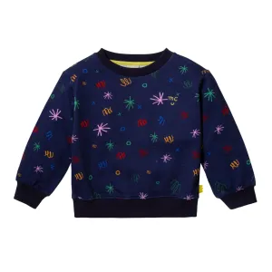 Recycled Cotton Confetti Kid Sweatshirt