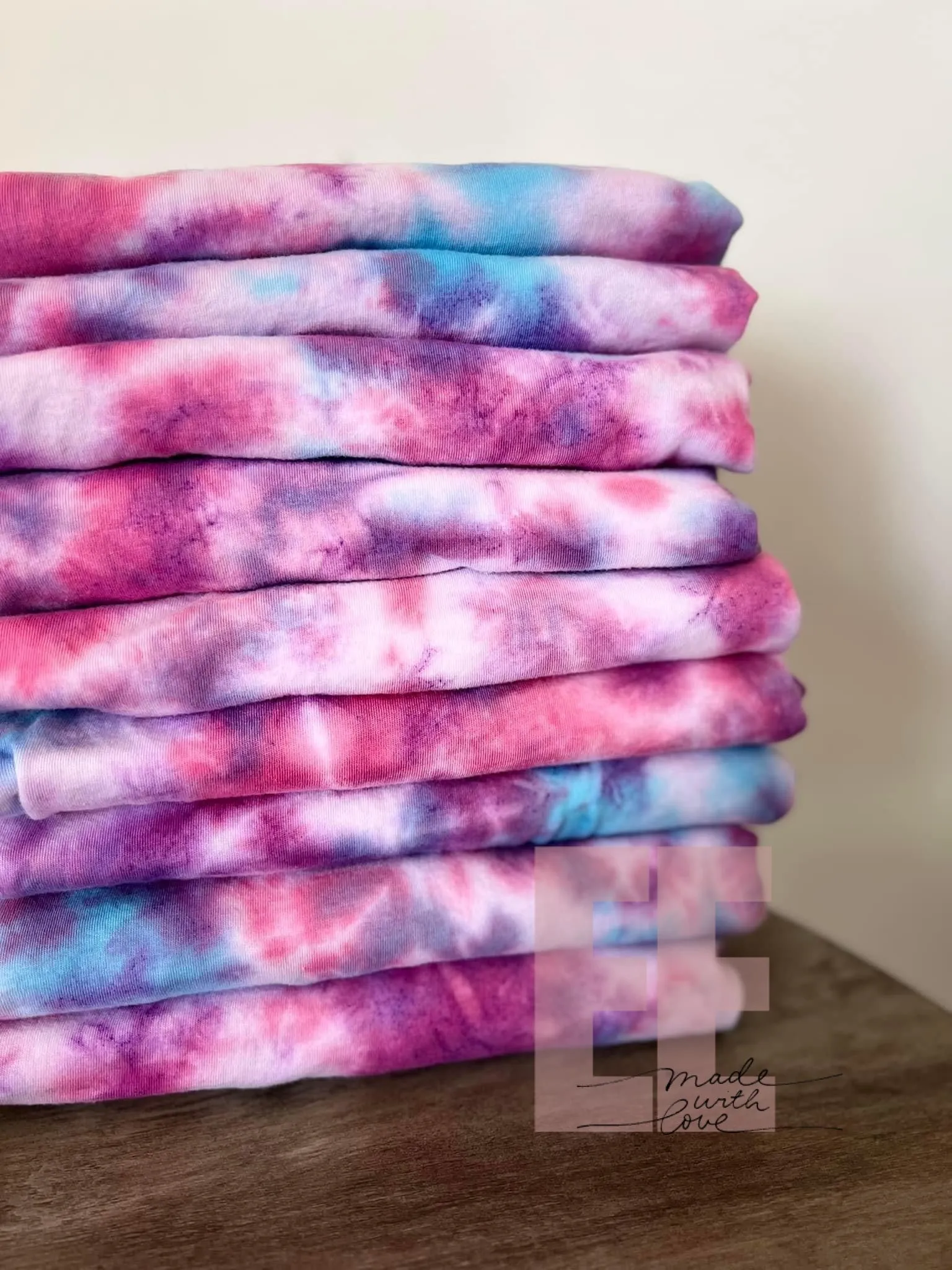 Red, White and Blue Ice Dye