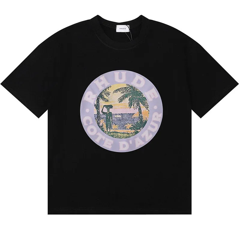 RHUDE  Off-white Lago T-Shirts