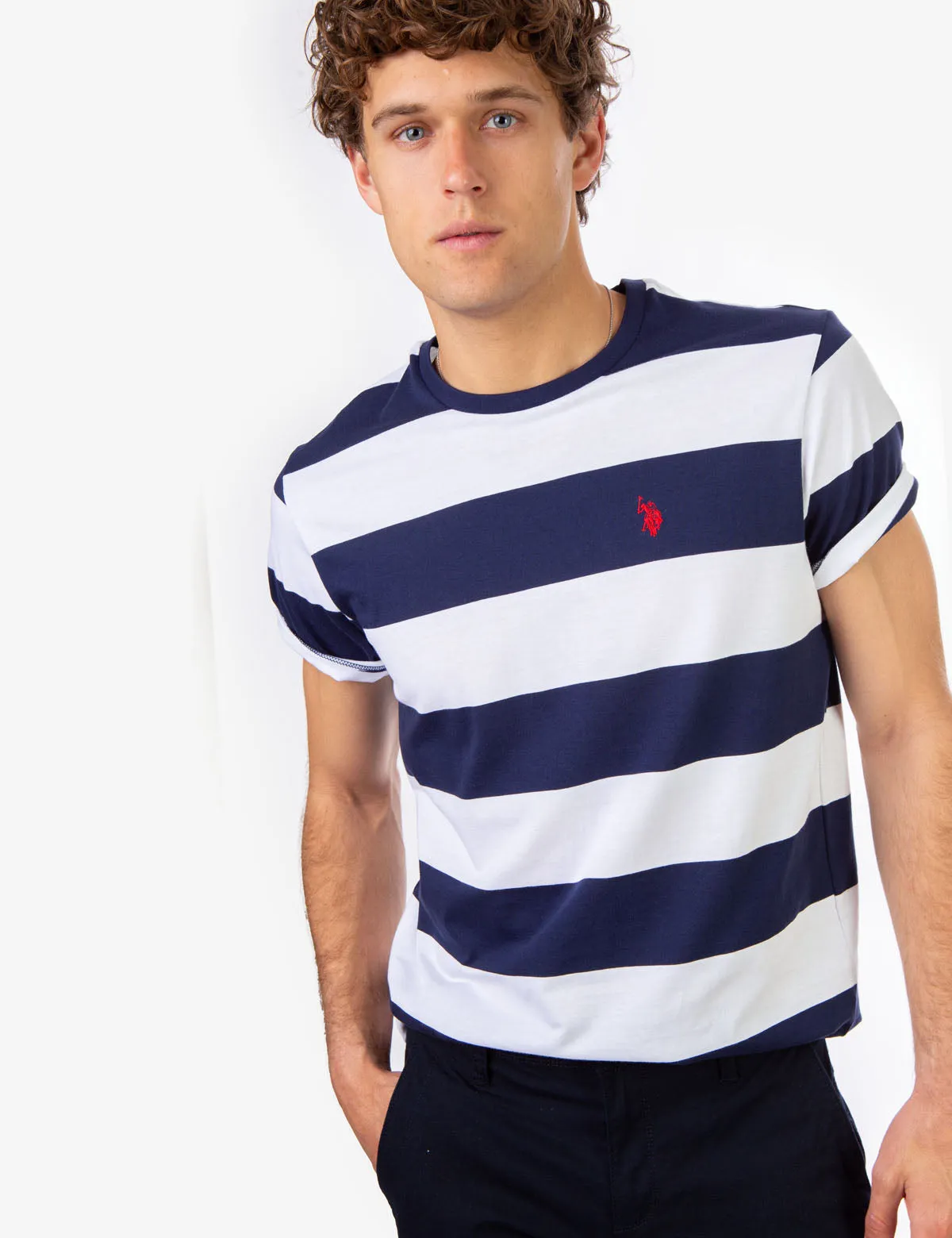 RUGBY STRIPED T-SHIRT