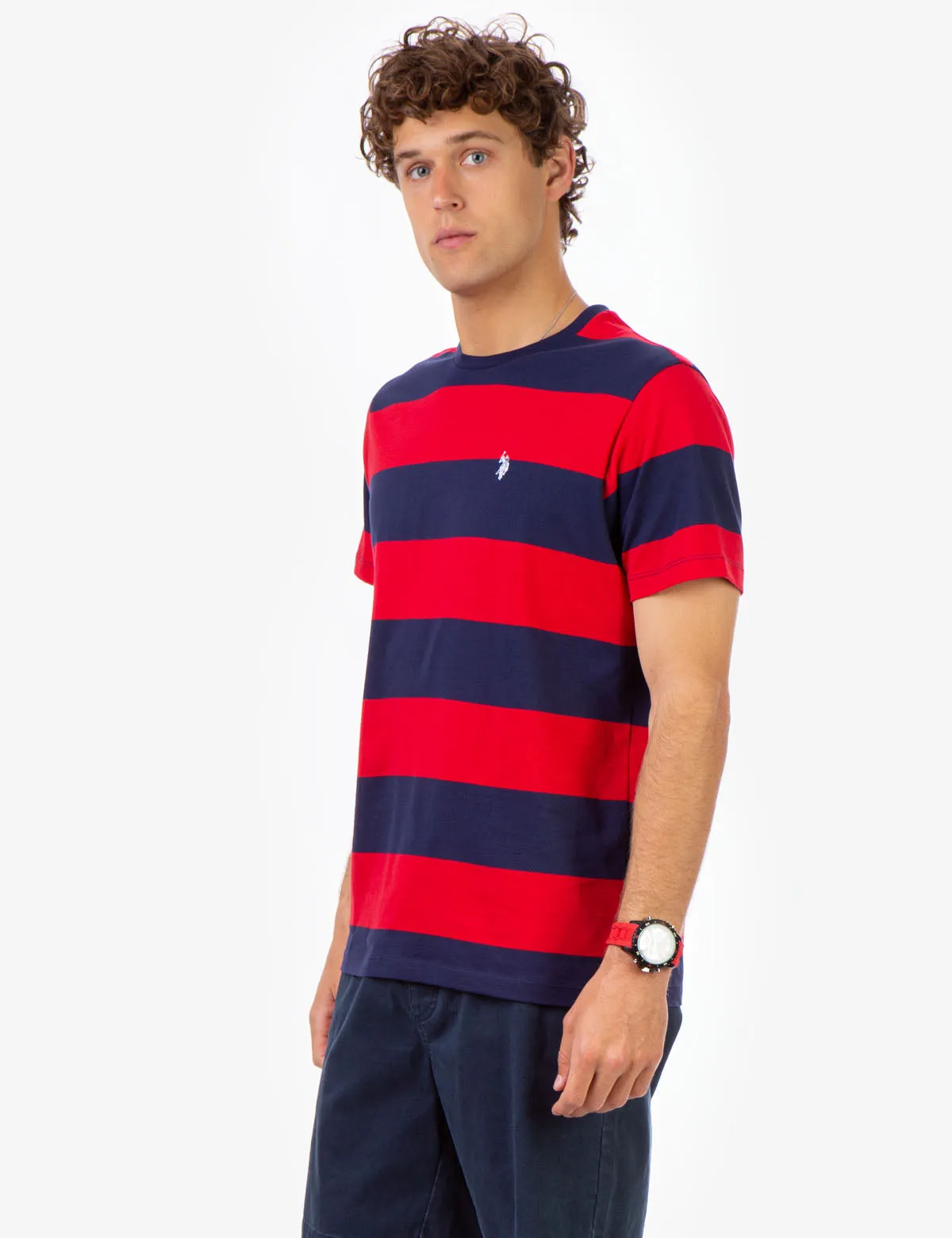 RUGBY STRIPED T-SHIRT