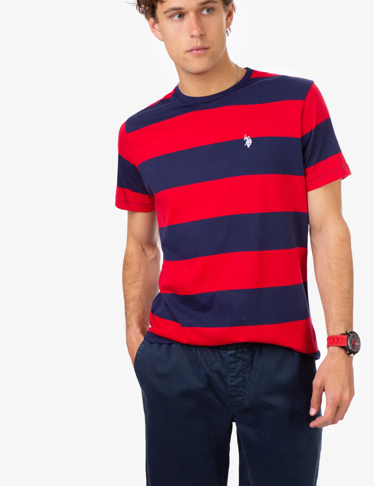 RUGBY STRIPED T-SHIRT