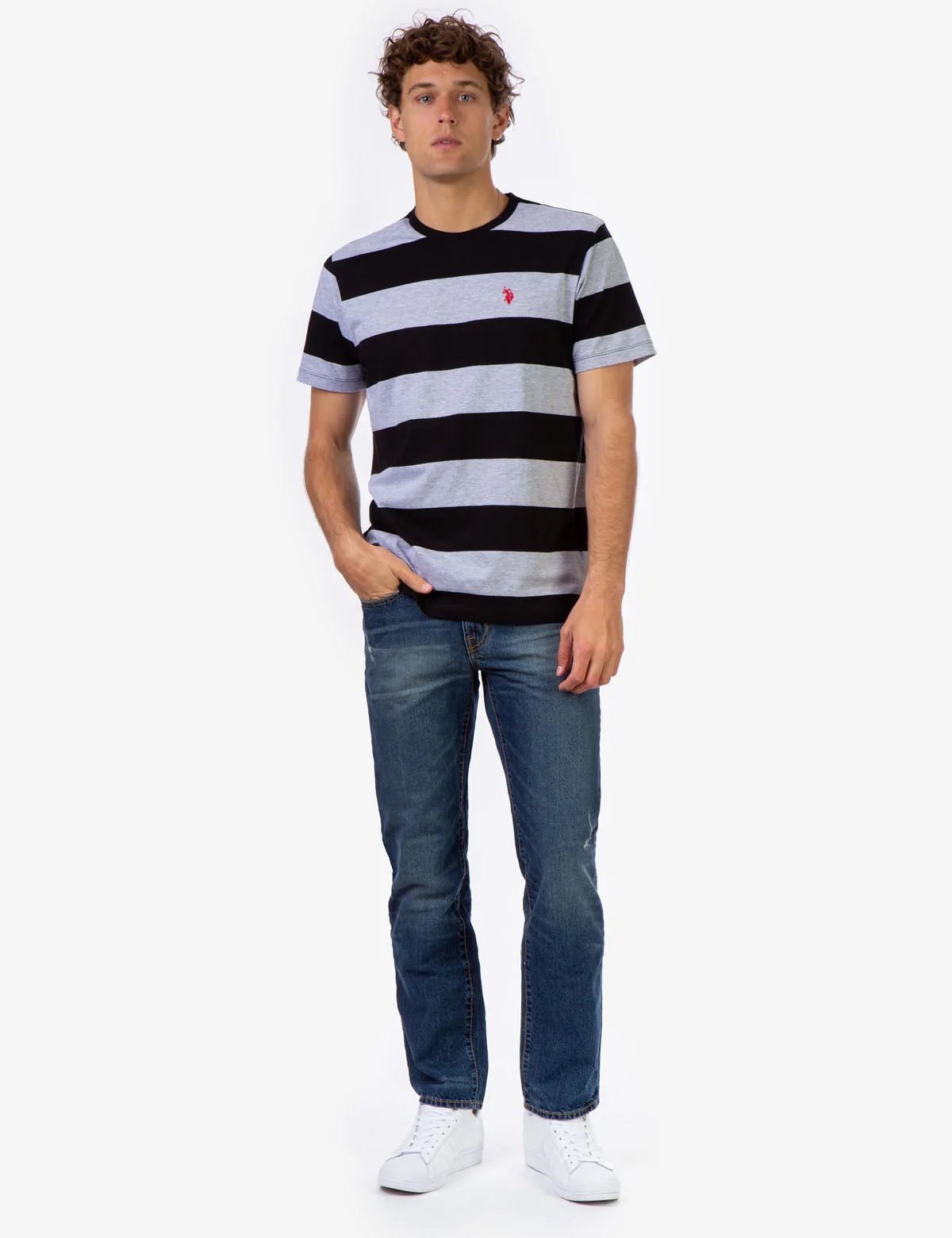 RUGBY STRIPED T-SHIRT