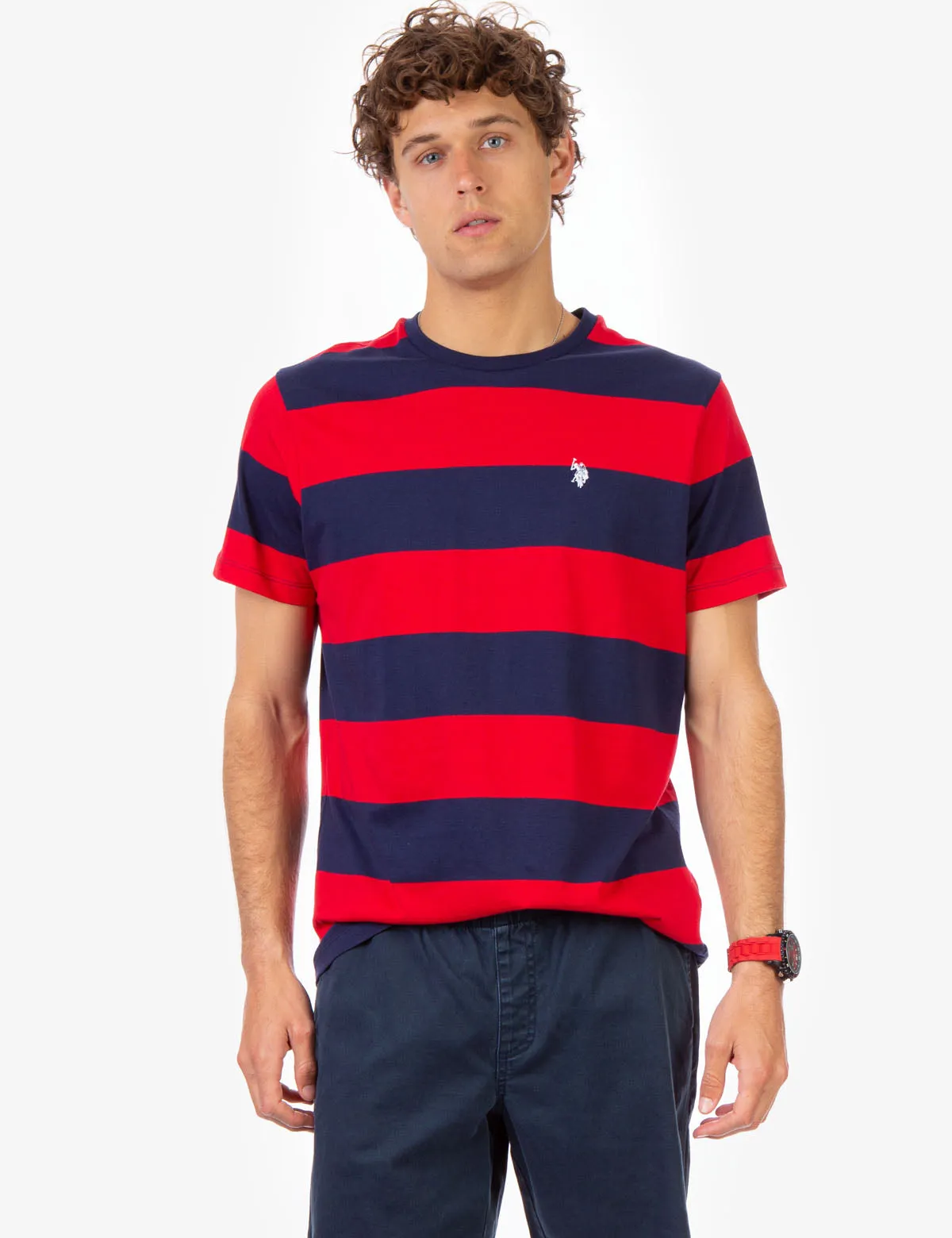 RUGBY STRIPED T-SHIRT
