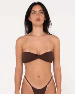Sandalwood Bandeau Bikini Top