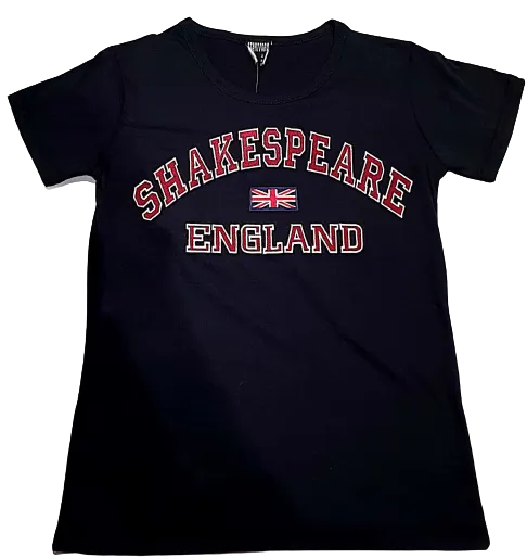 Shakespeare T Shirts Black