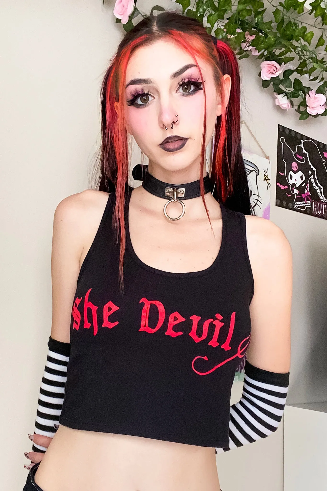 She Devil Crop Tank Top