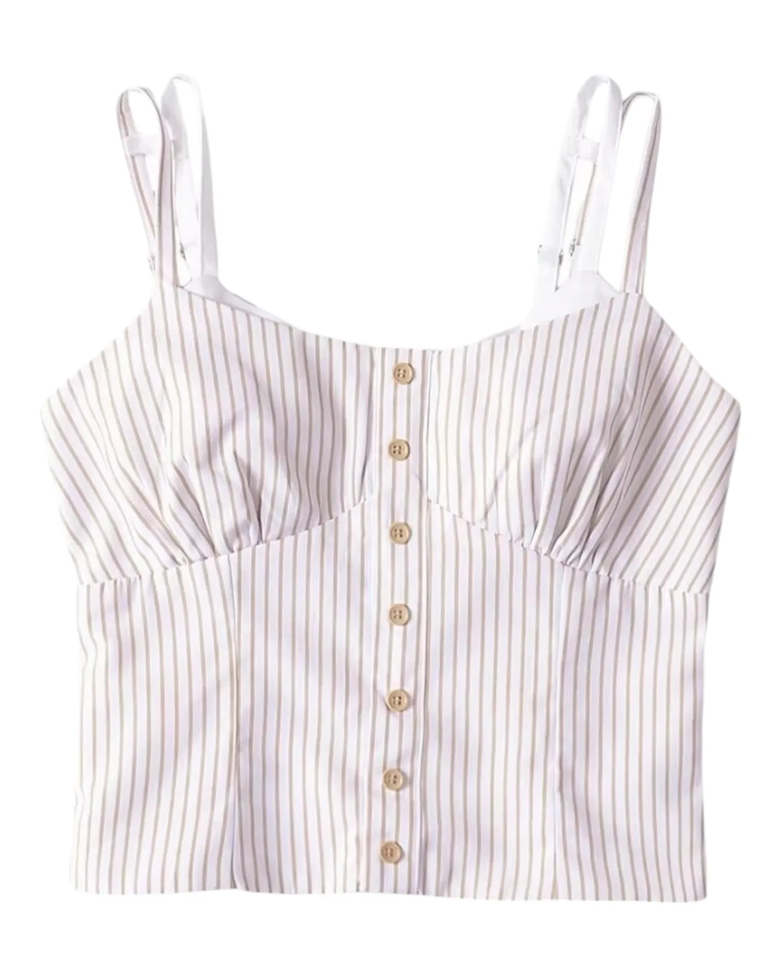 Sleeveless Buttonup Blouse