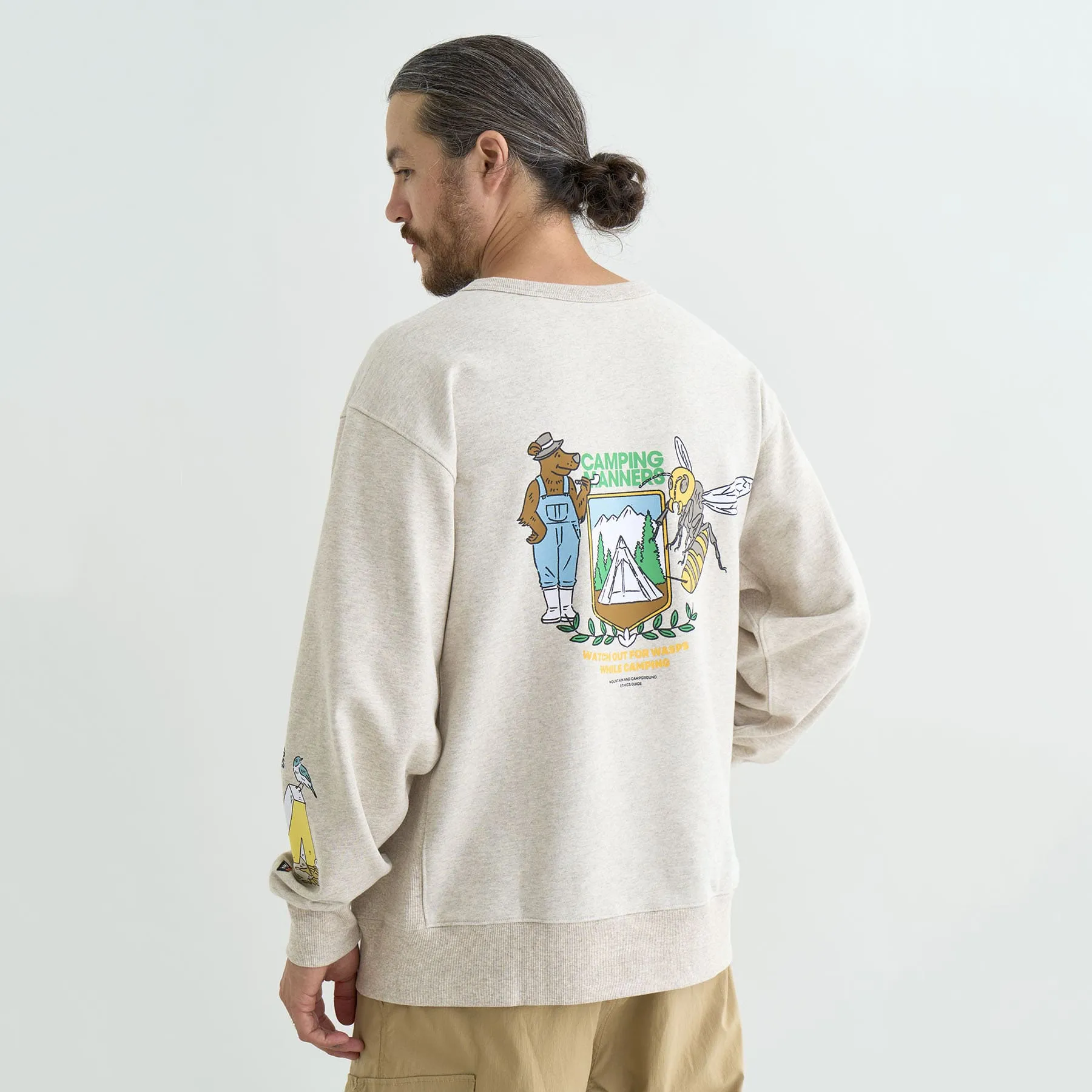 【SPECIAL PRICE】ECO HYBRID CAMPING MANNERS WASPS SWEATSHIRT(UNISEX)