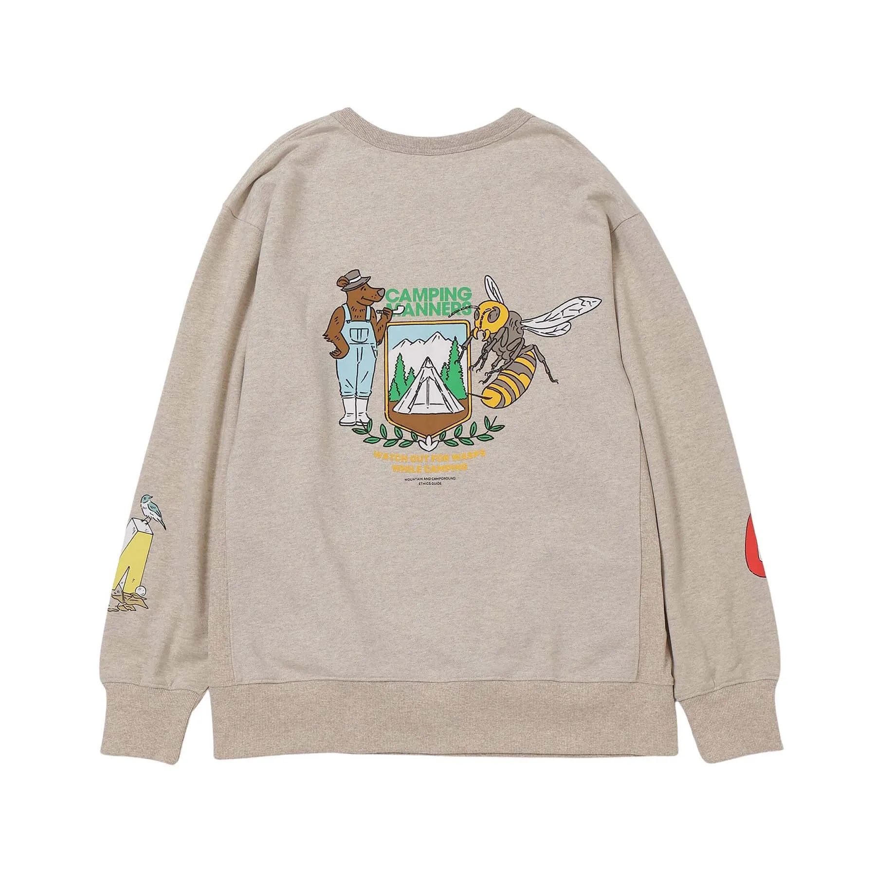 【SPECIAL PRICE】ECO HYBRID CAMPING MANNERS WASPS SWEATSHIRT(UNISEX)