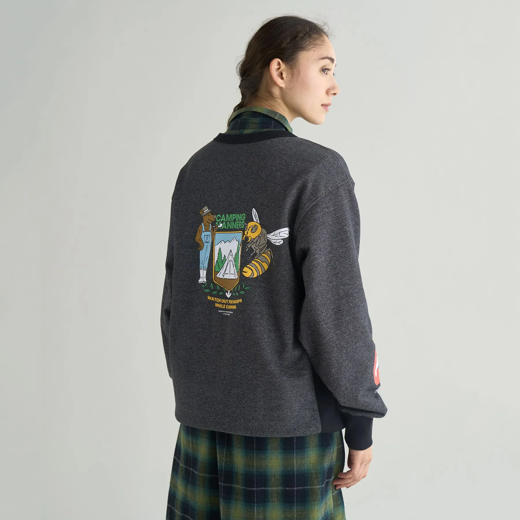 【SPECIAL PRICE】ECO HYBRID CAMPING MANNERS WASPS SWEATSHIRT(UNISEX)