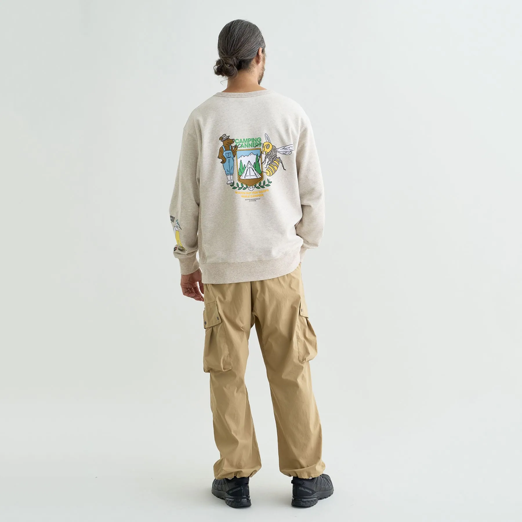 【SPECIAL PRICE】ECO HYBRID CAMPING MANNERS WASPS SWEATSHIRT(UNISEX)