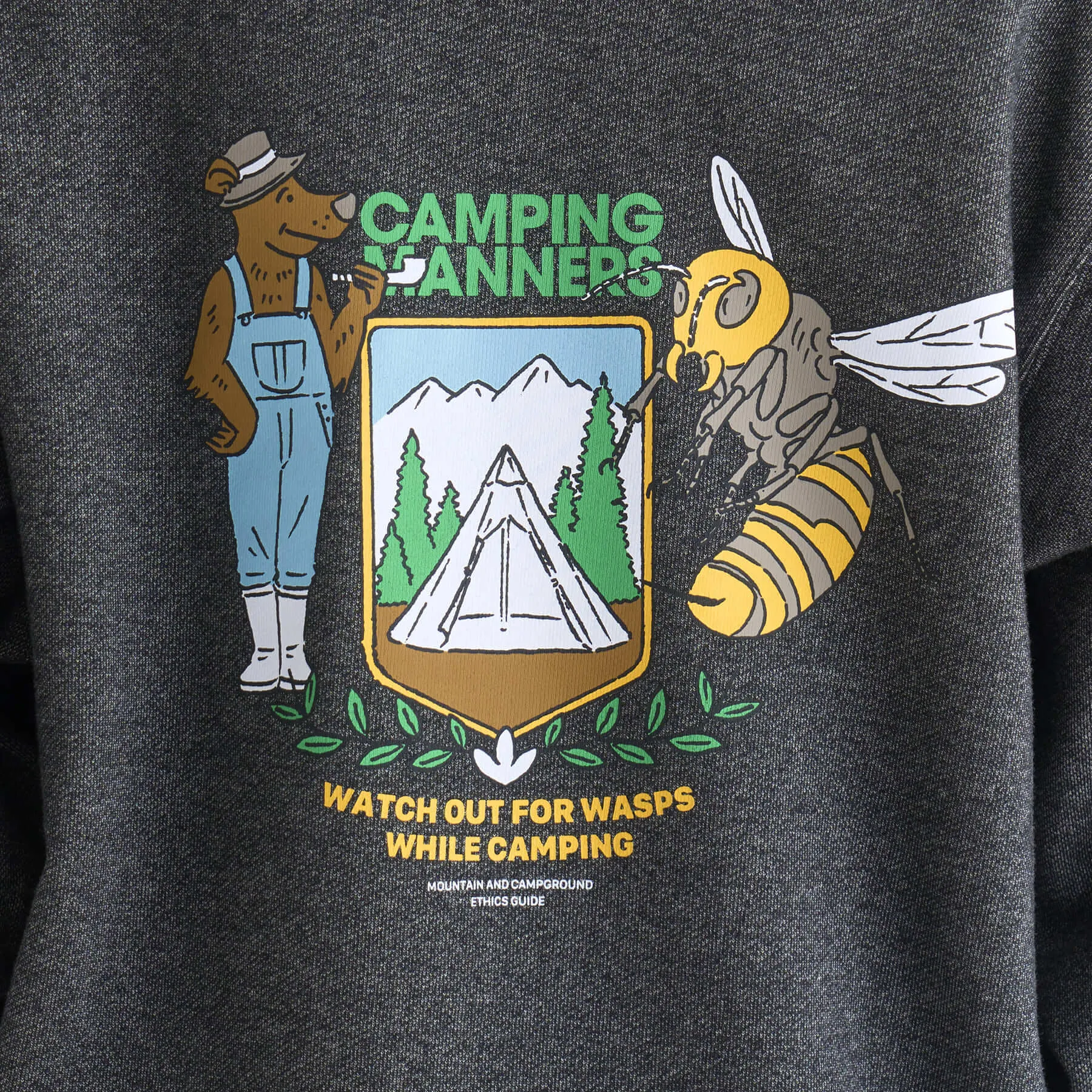 【SPECIAL PRICE】ECO HYBRID CAMPING MANNERS WASPS SWEATSHIRT(UNISEX)