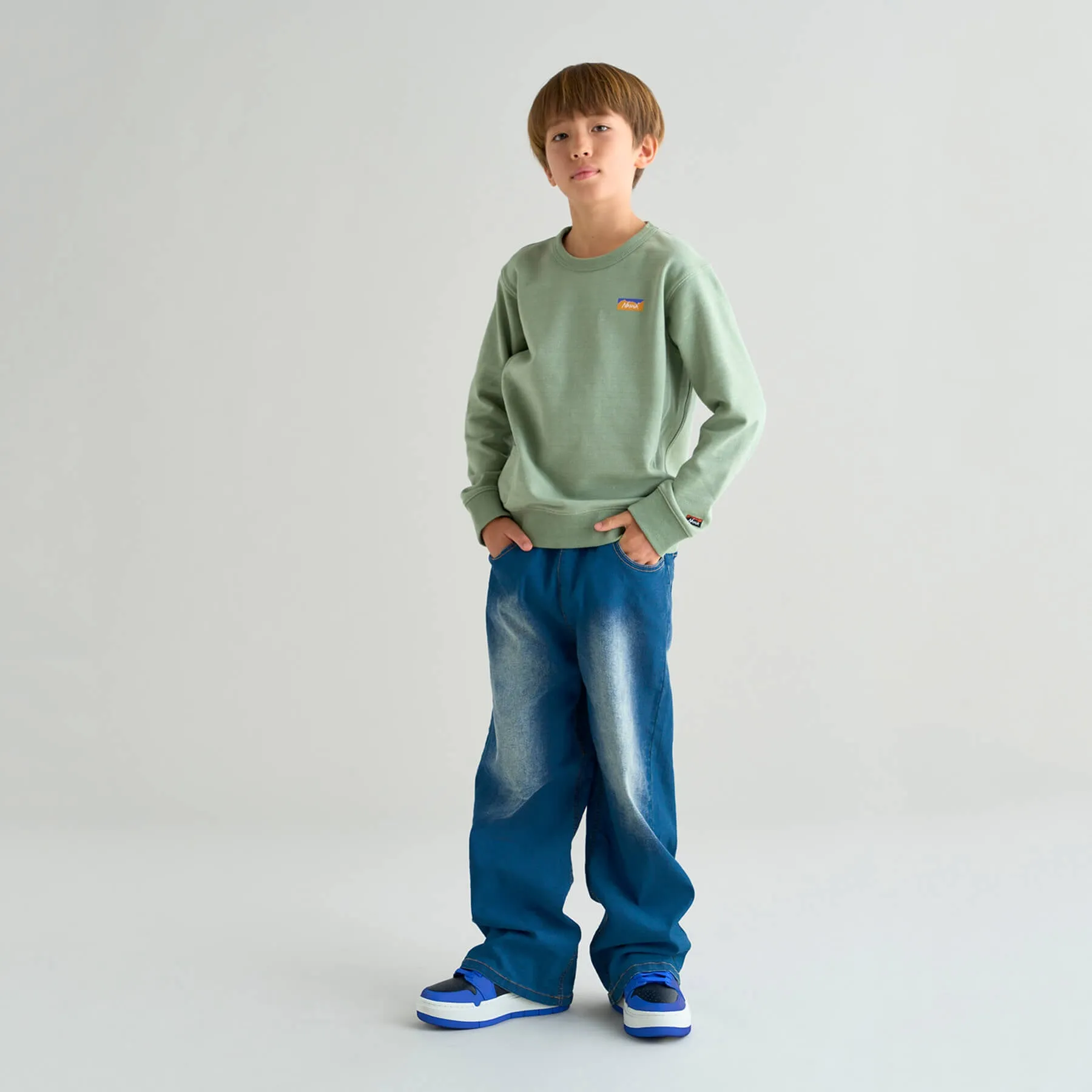 【SPECIAL PRICE】ECO HYBRID MINI BOX LOGO KIDS SWEATSHIRT(KIDS)