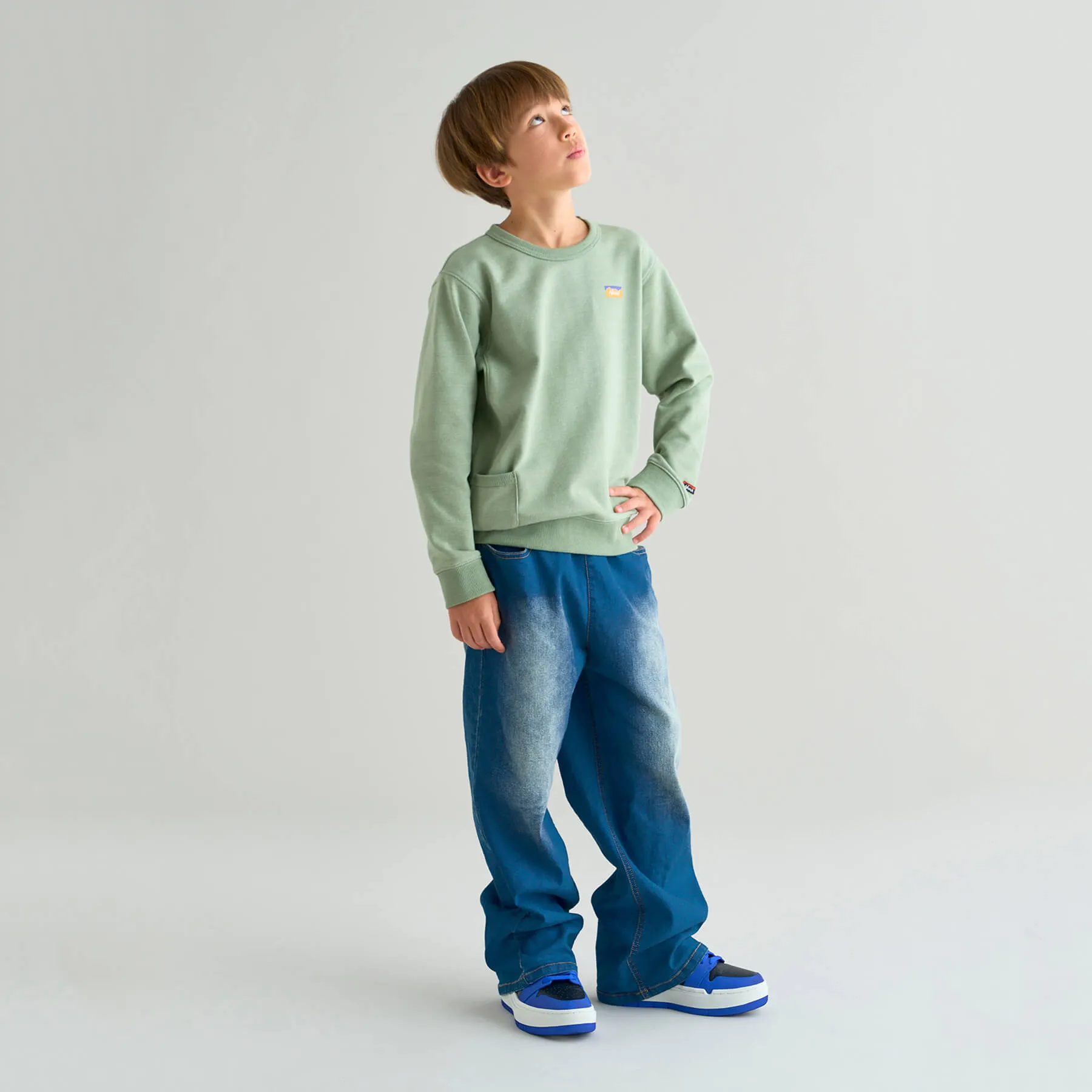 【SPECIAL PRICE】ECO HYBRID MINI BOX LOGO KIDS SWEATSHIRT(KIDS)