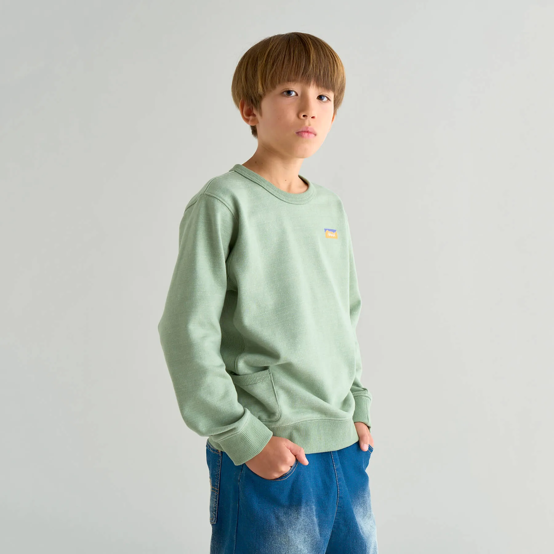 【SPECIAL PRICE】ECO HYBRID MINI BOX LOGO KIDS SWEATSHIRT(KIDS)