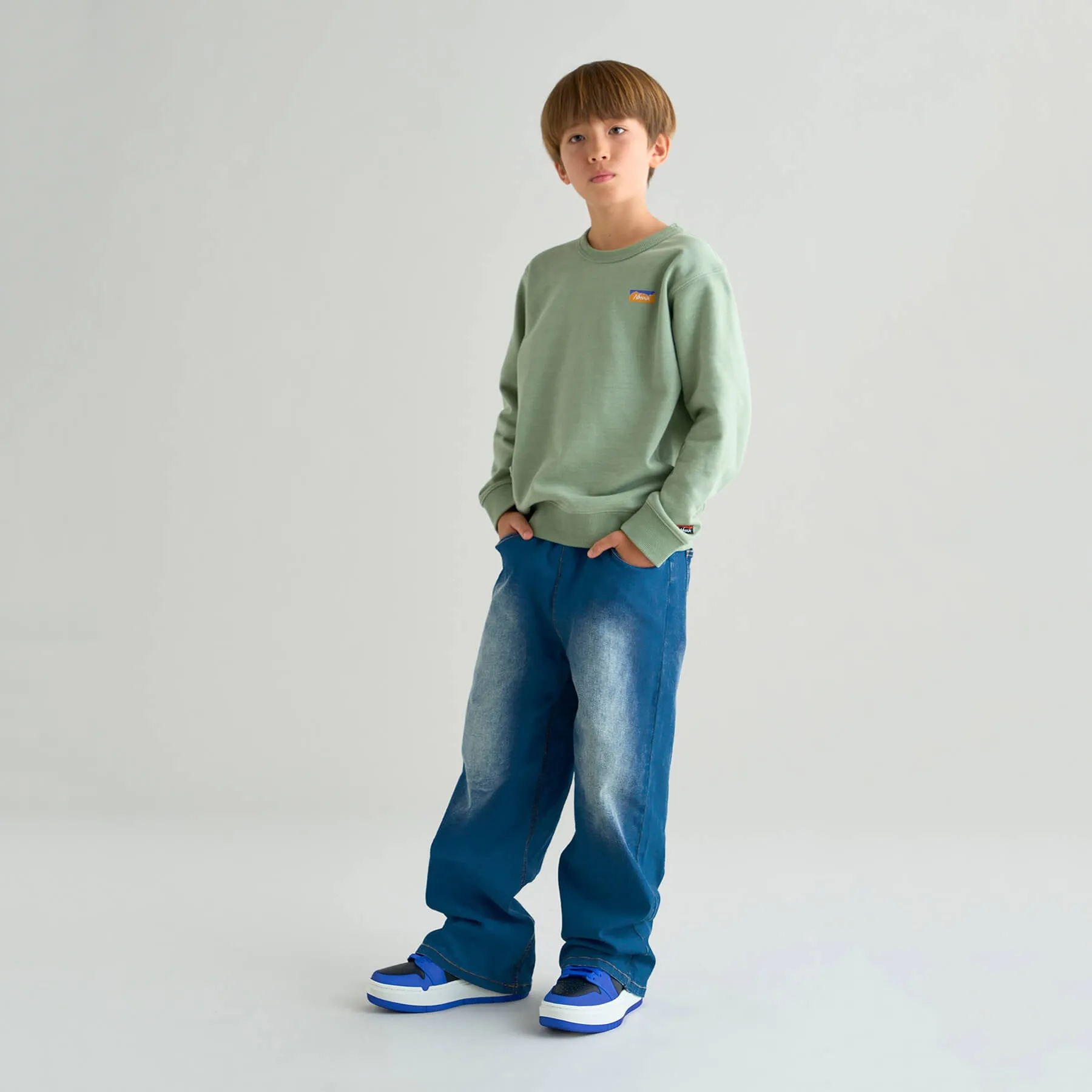 【SPECIAL PRICE】ECO HYBRID MINI BOX LOGO KIDS SWEATSHIRT(KIDS)
