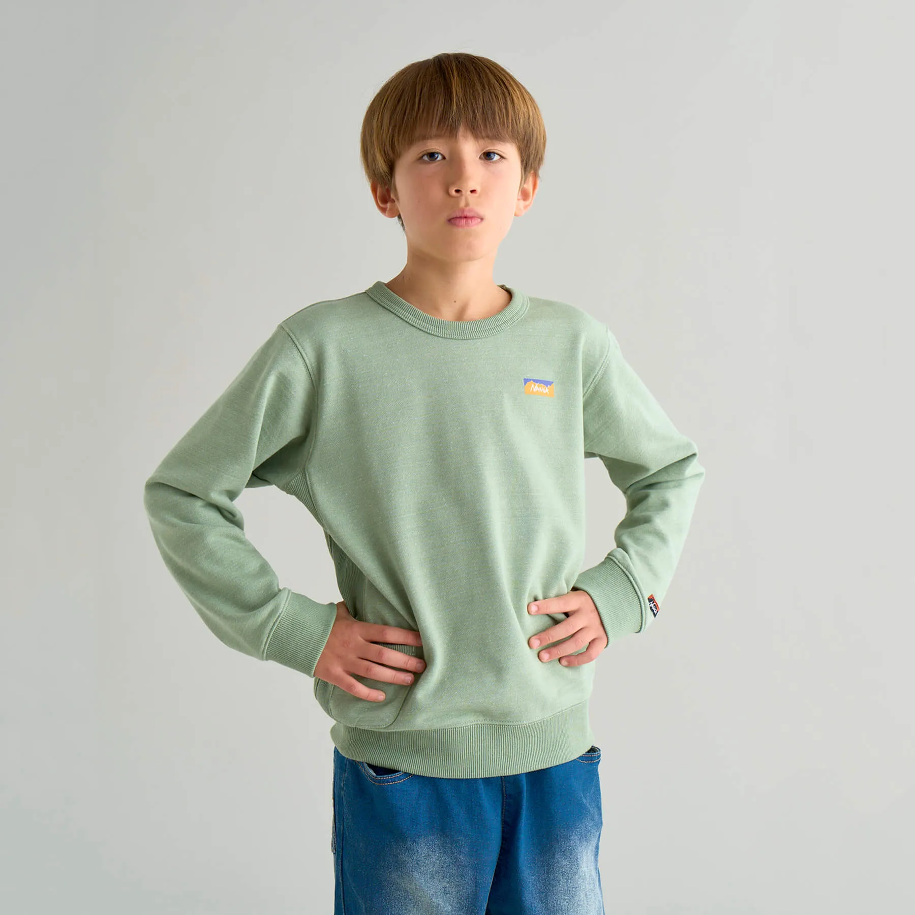 【SPECIAL PRICE】ECO HYBRID MINI BOX LOGO KIDS SWEATSHIRT(KIDS)