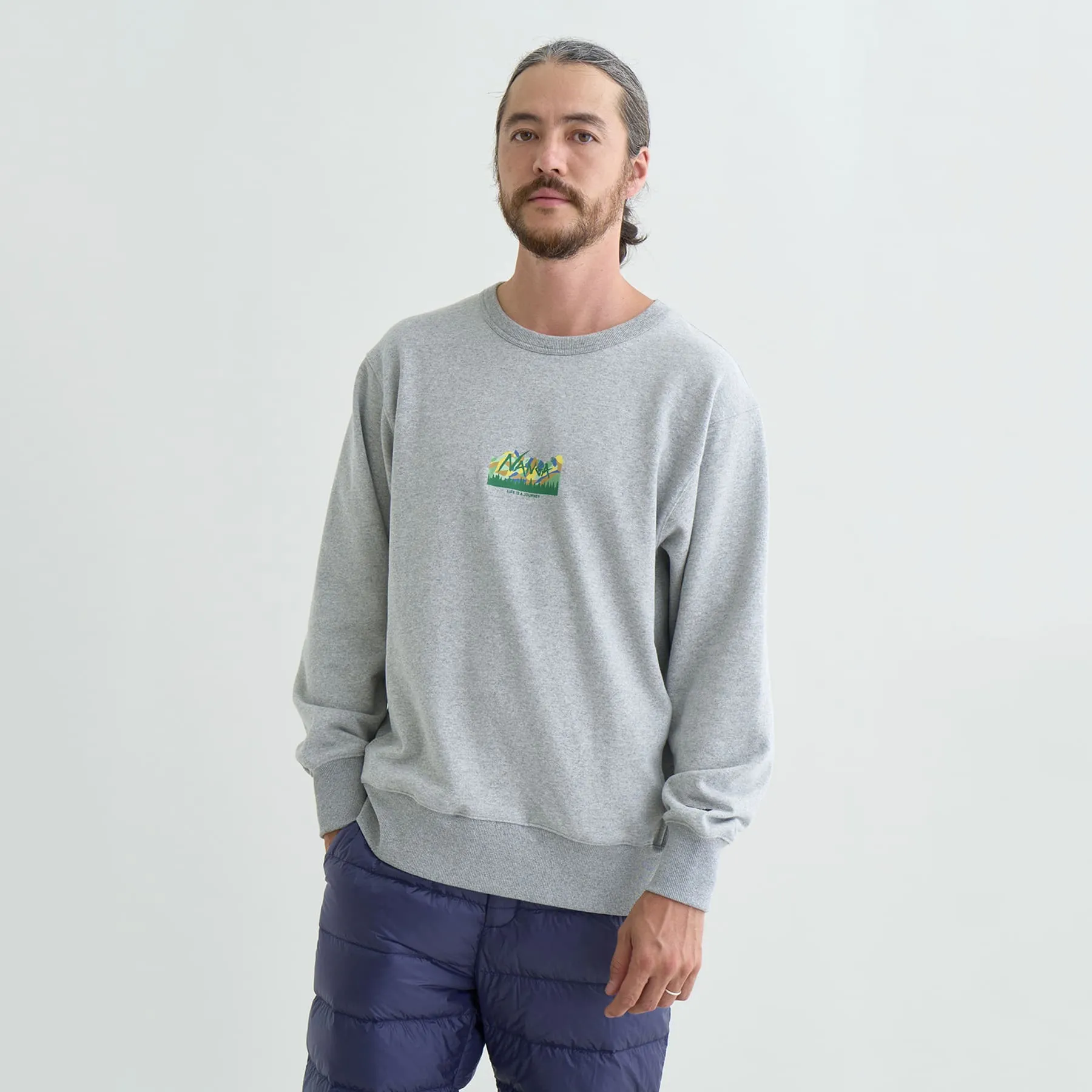【SPECIAL PRICE】LIFE IS A JOURNEY MT.BOX LOGO SWEATSHIRT(UNISEX)