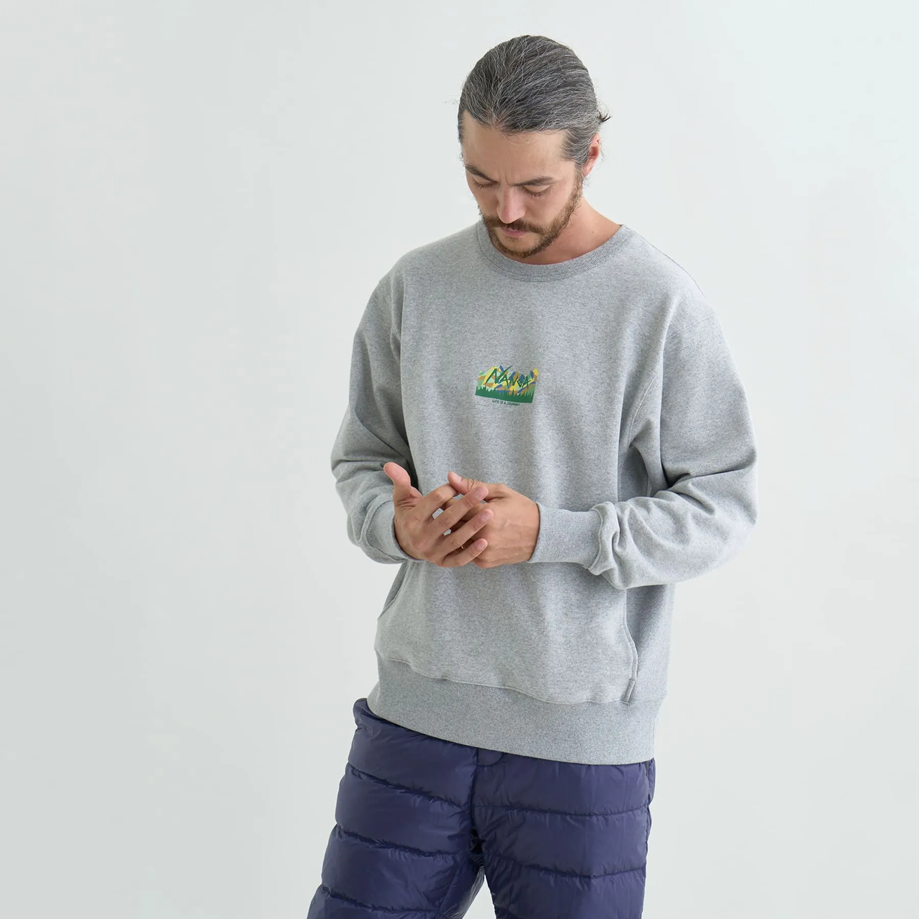 【SPECIAL PRICE】LIFE IS A JOURNEY MT.BOX LOGO SWEATSHIRT(UNISEX)