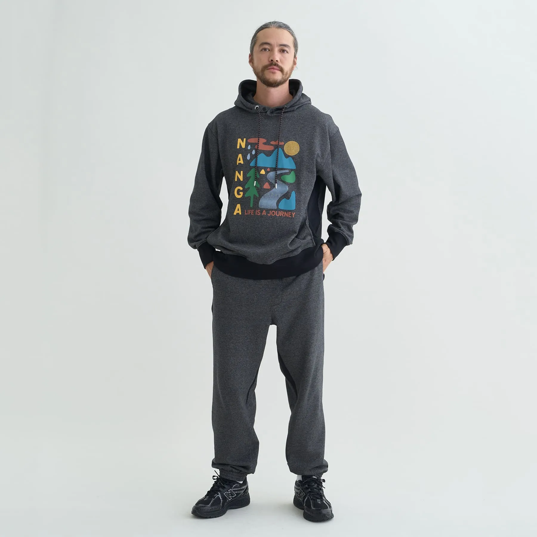 【SPECIAL PRICE】LIFE IS A JOURNEY NATURE ELEMENTS SWEAT HOODIE(UNISEX)