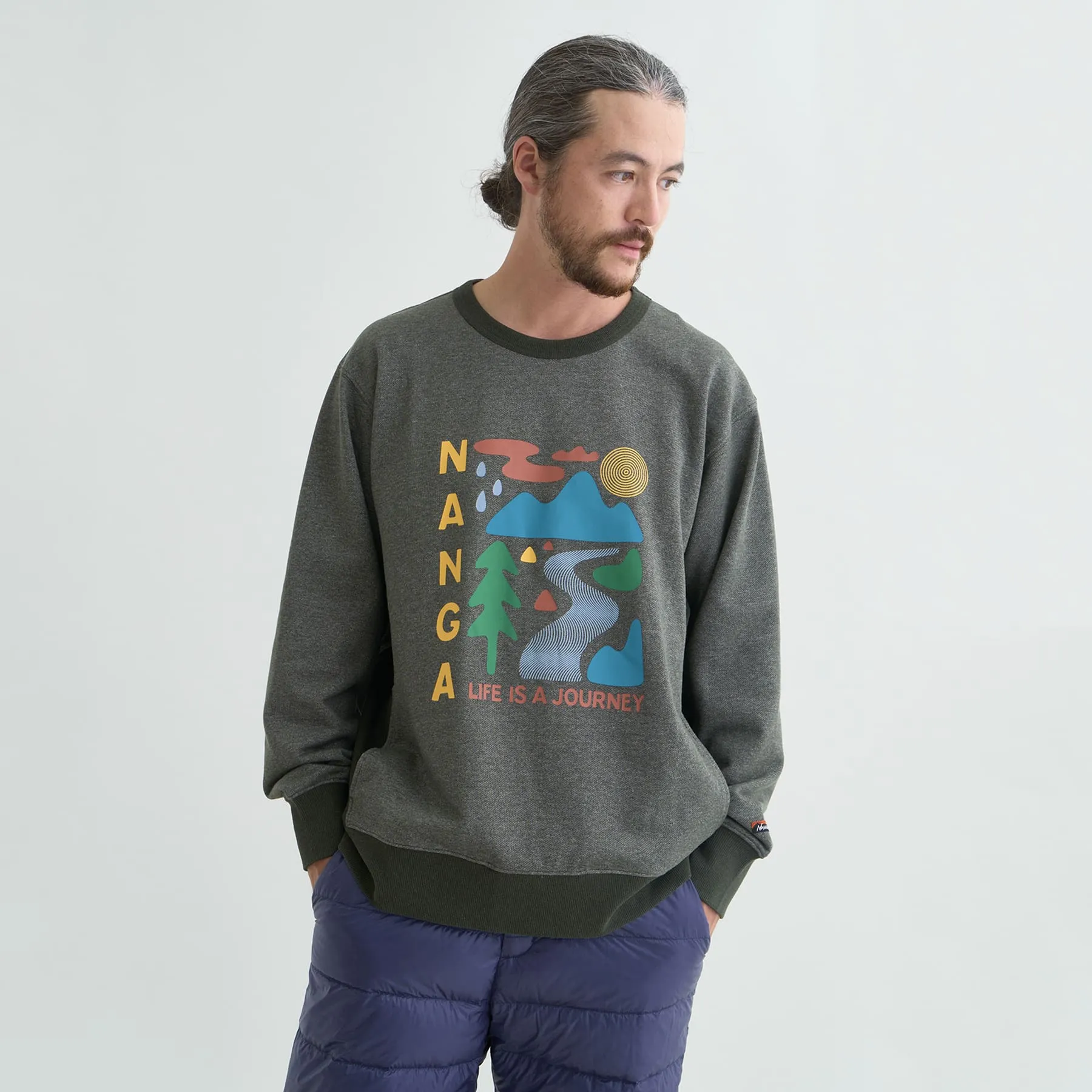 【SPECIAL PRICE】LIFE IS A JOURNEY NATURE ELEMENTS SWEATSHIRT(UNISEX)