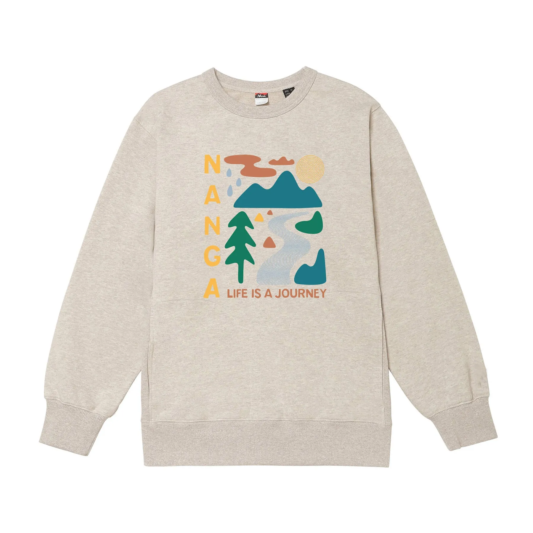 【SPECIAL PRICE】LIFE IS A JOURNEY NATURE ELEMENTS SWEATSHIRT(UNISEX)
