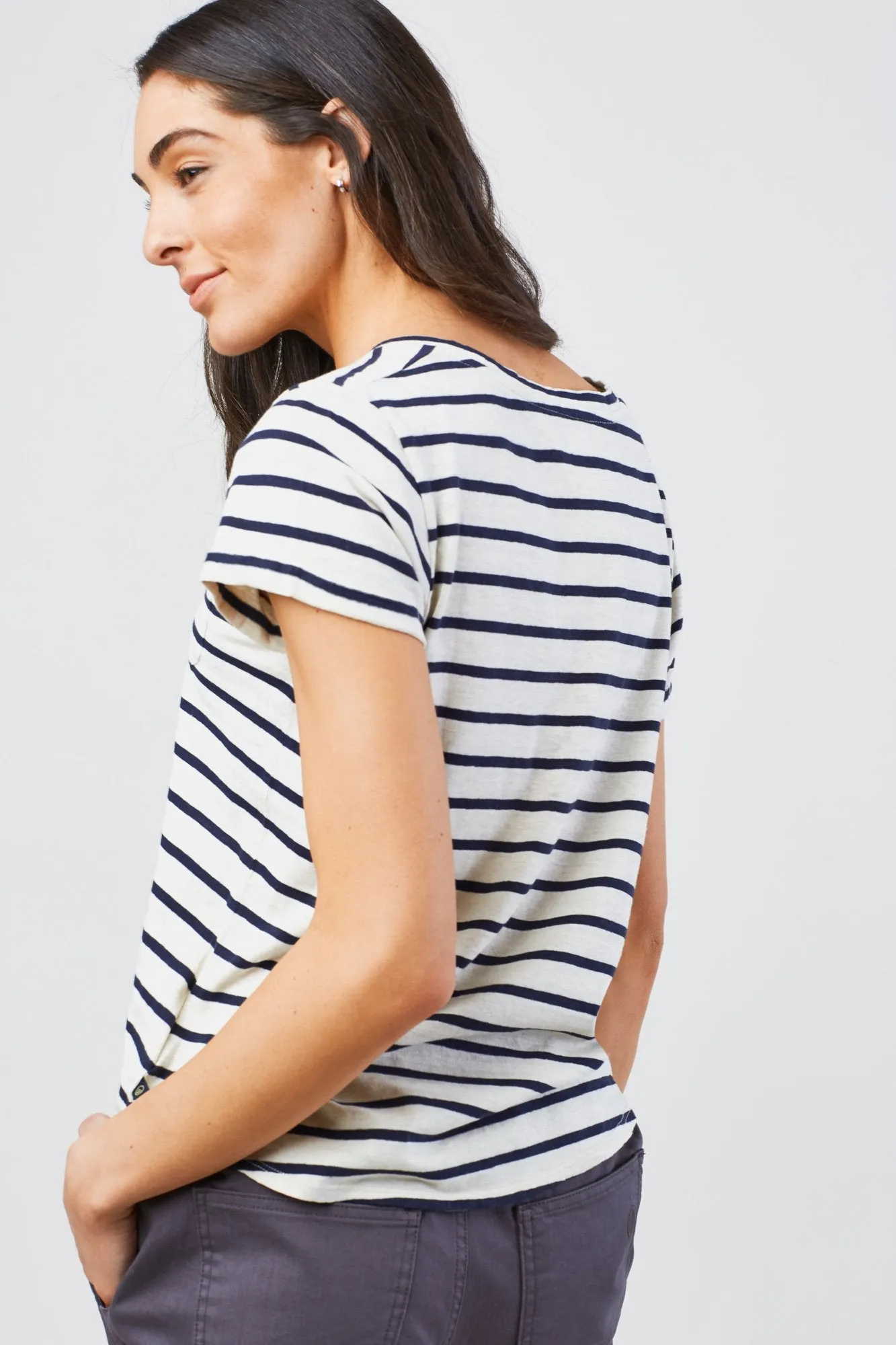 Standard Striped Pocket Tee