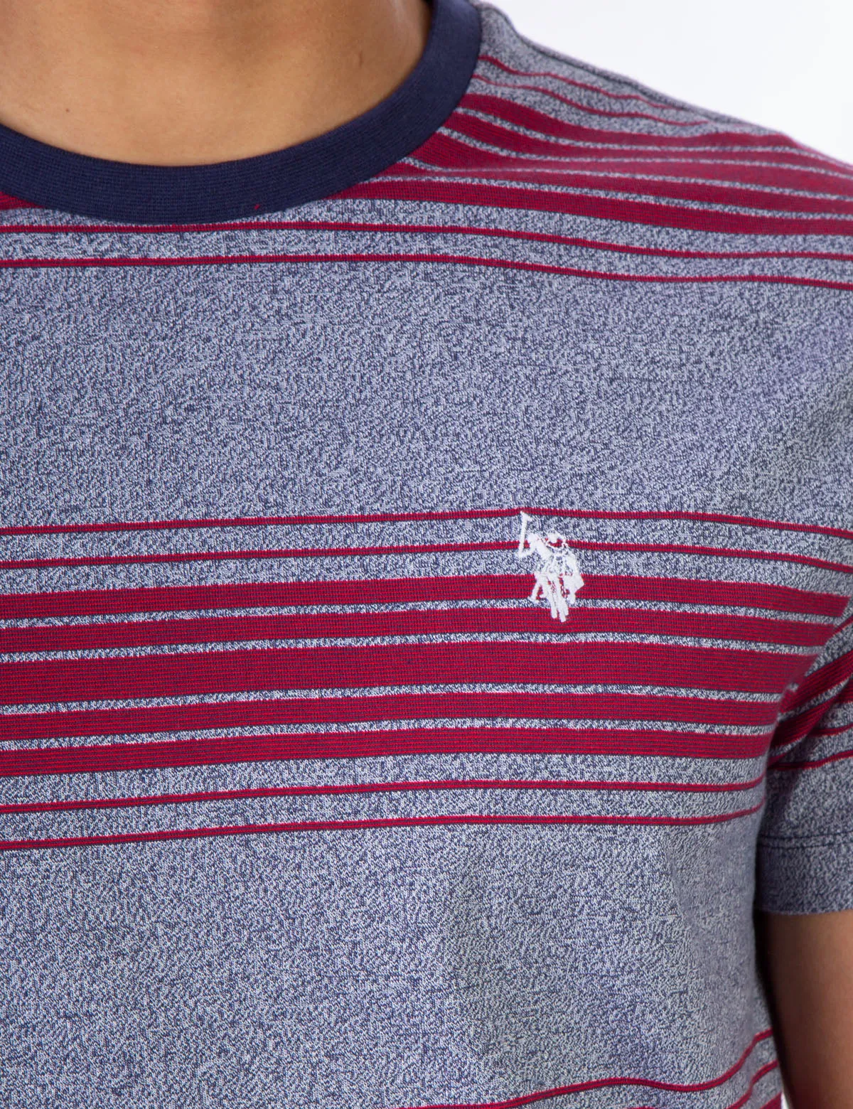 STRIPE CREW NECK T-SHIRT
