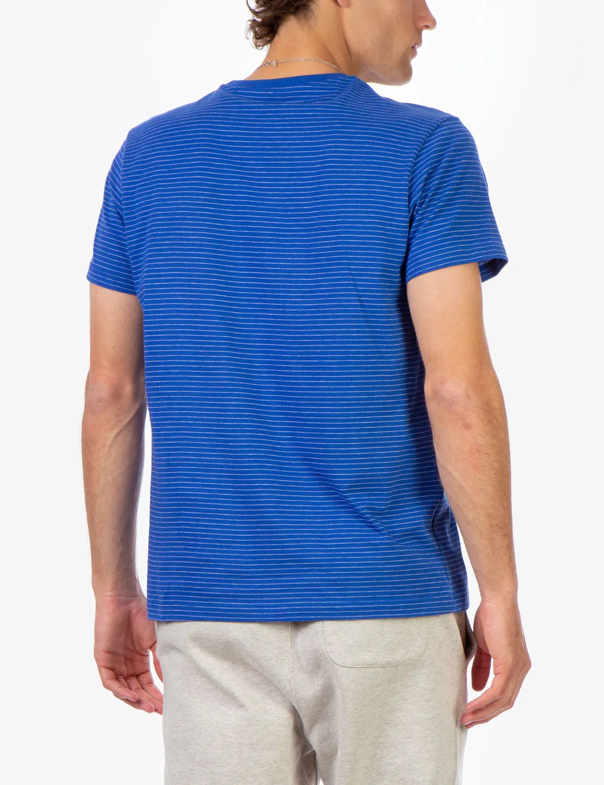 STRIPE SHADOW CREW NECK T-SHIRT