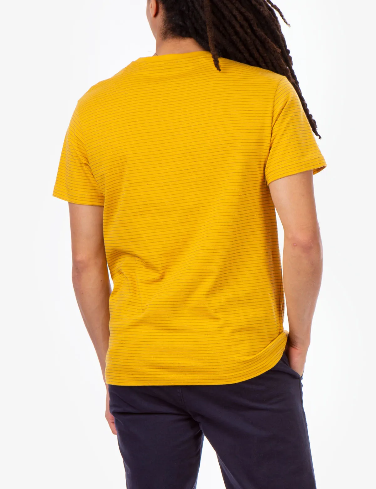 STRIPE SHADOW CREW NECK T-SHIRT