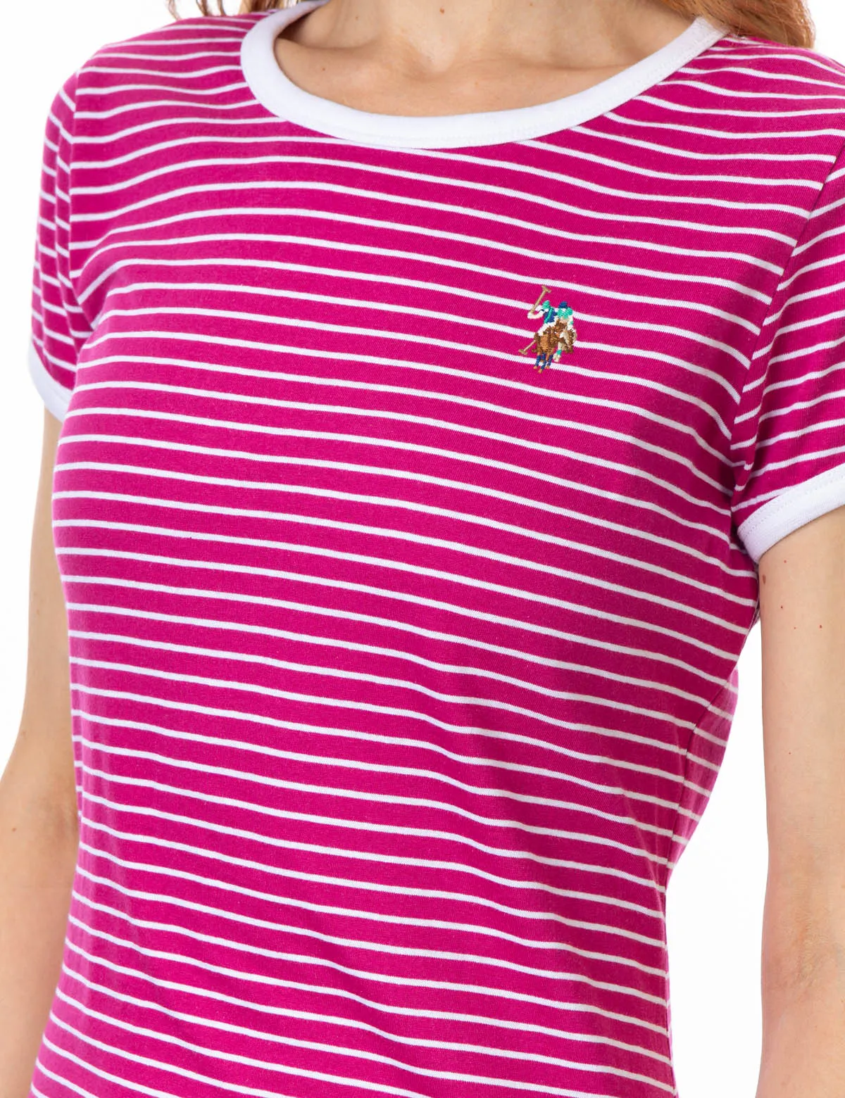 STRIPED YARN DYE RINGER T-SHIRT